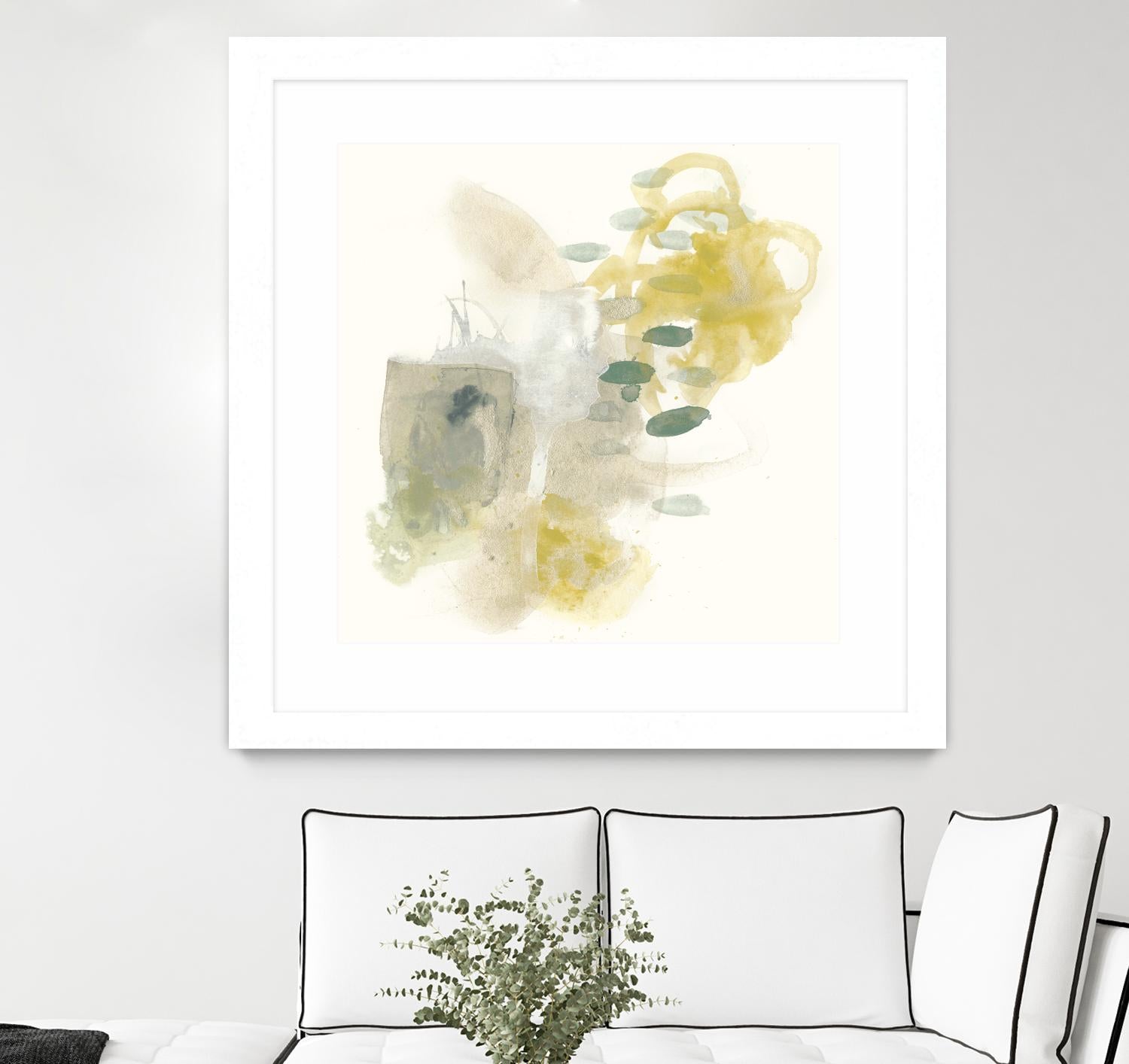Apex Formula IV by June Erica Vess on GIANT ART - yellow abstract