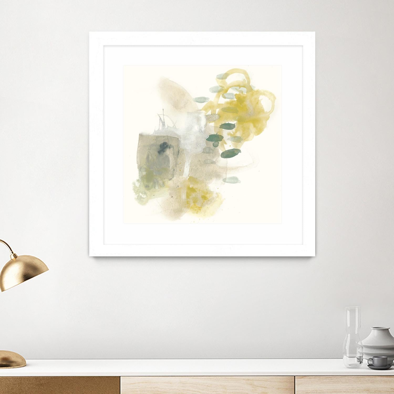 Apex Formula IV by June Erica Vess on GIANT ART - yellow abstract