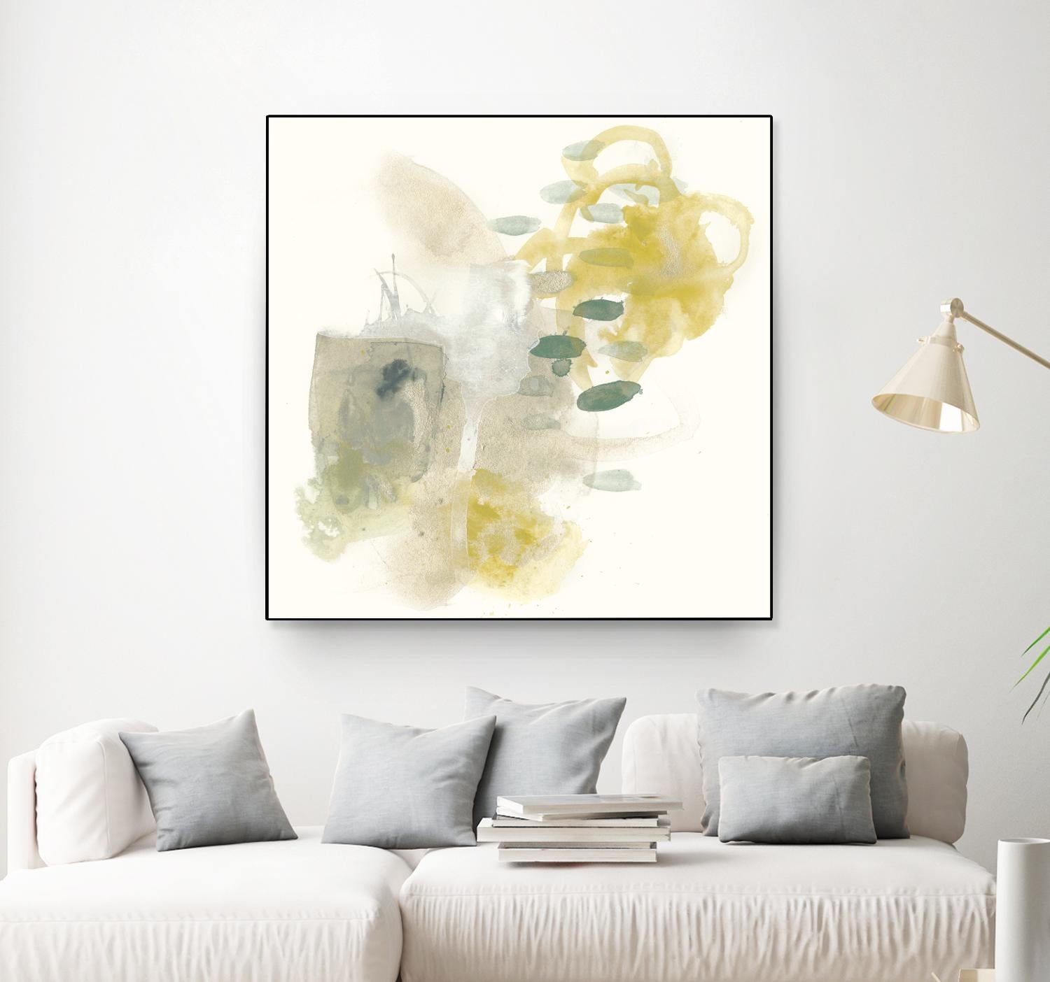 Apex Formula IV by June Erica Vess on GIANT ART - yellow abstract