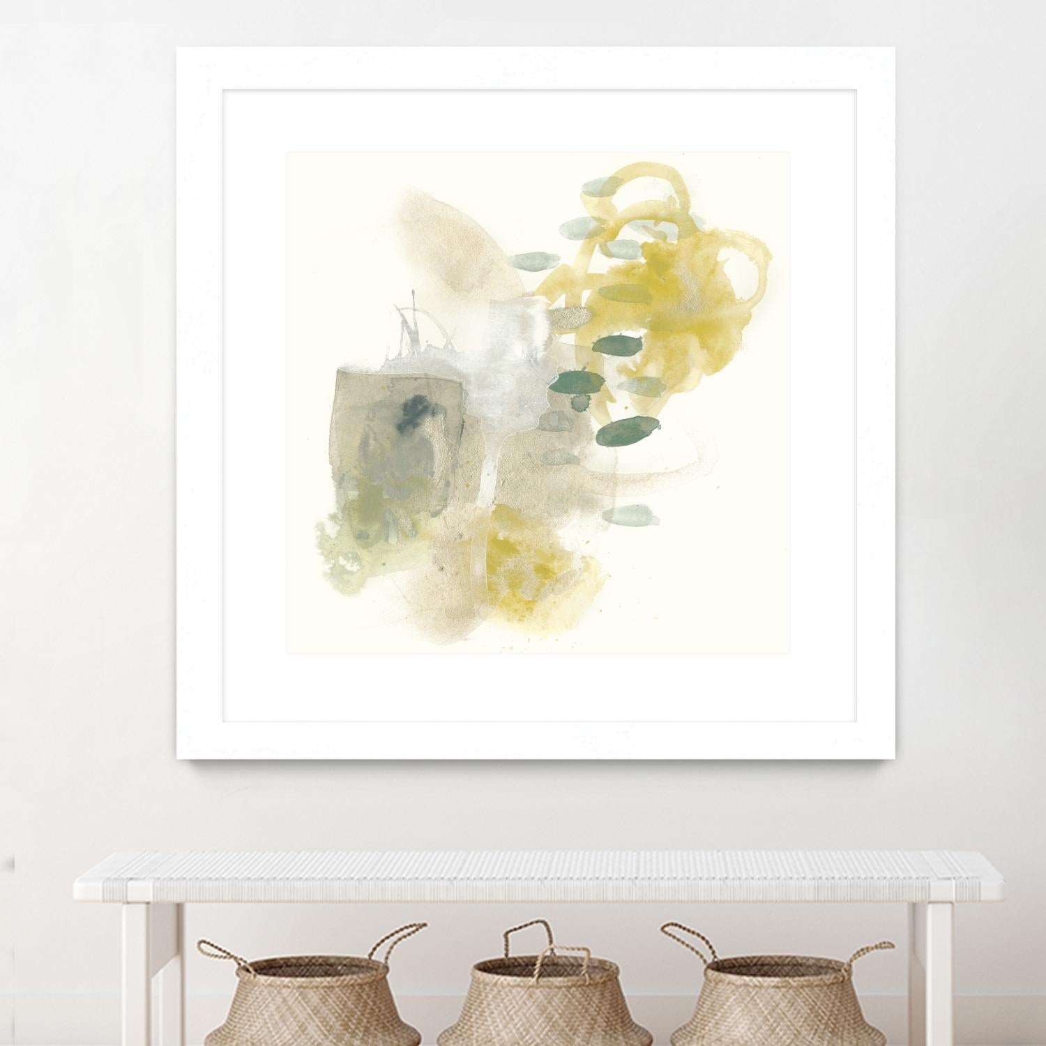 Apex Formula IV by June Erica Vess on GIANT ART - yellow abstract