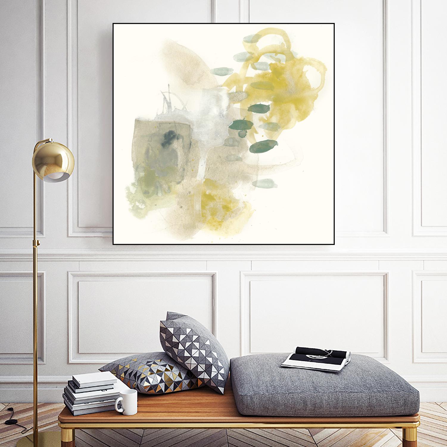 Apex Formula IV by June Erica Vess on GIANT ART - yellow abstract