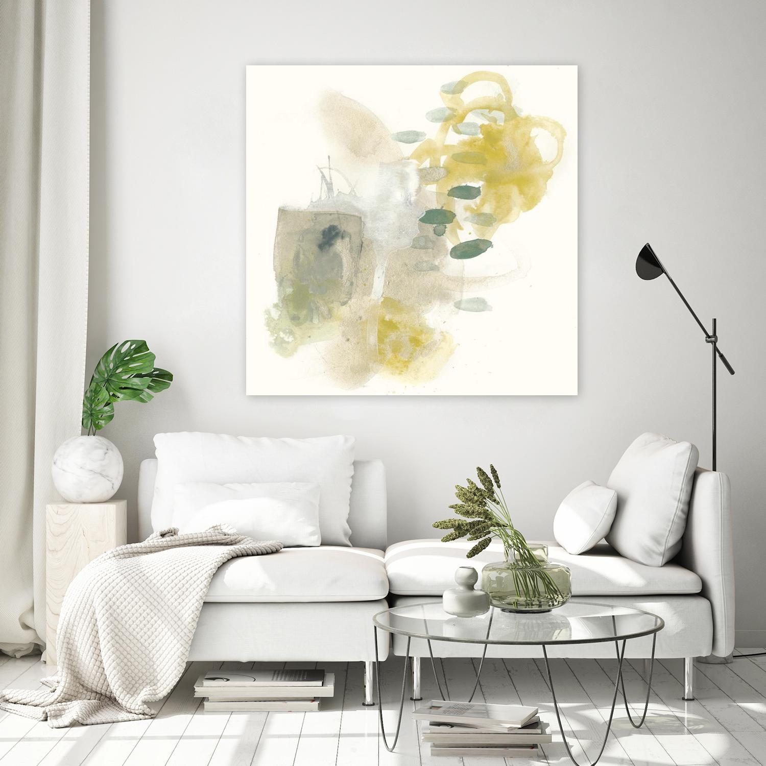 Apex Formula IV by June Erica Vess on GIANT ART - yellow abstract