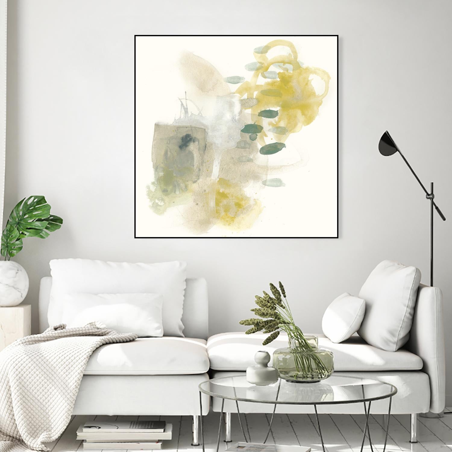 Apex Formula IV by June Erica Vess on GIANT ART - yellow abstract