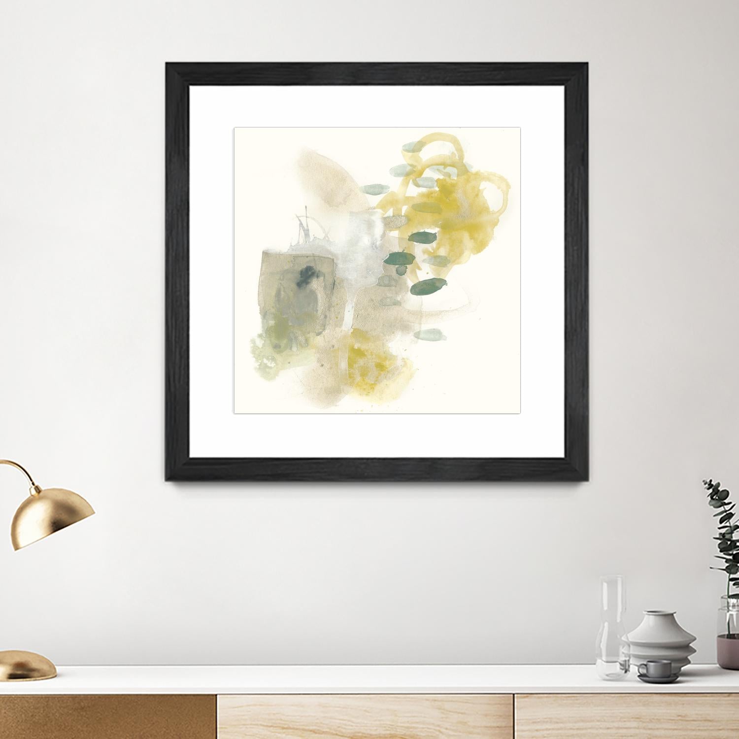 Apex Formula IV by June Erica Vess on GIANT ART - yellow abstract