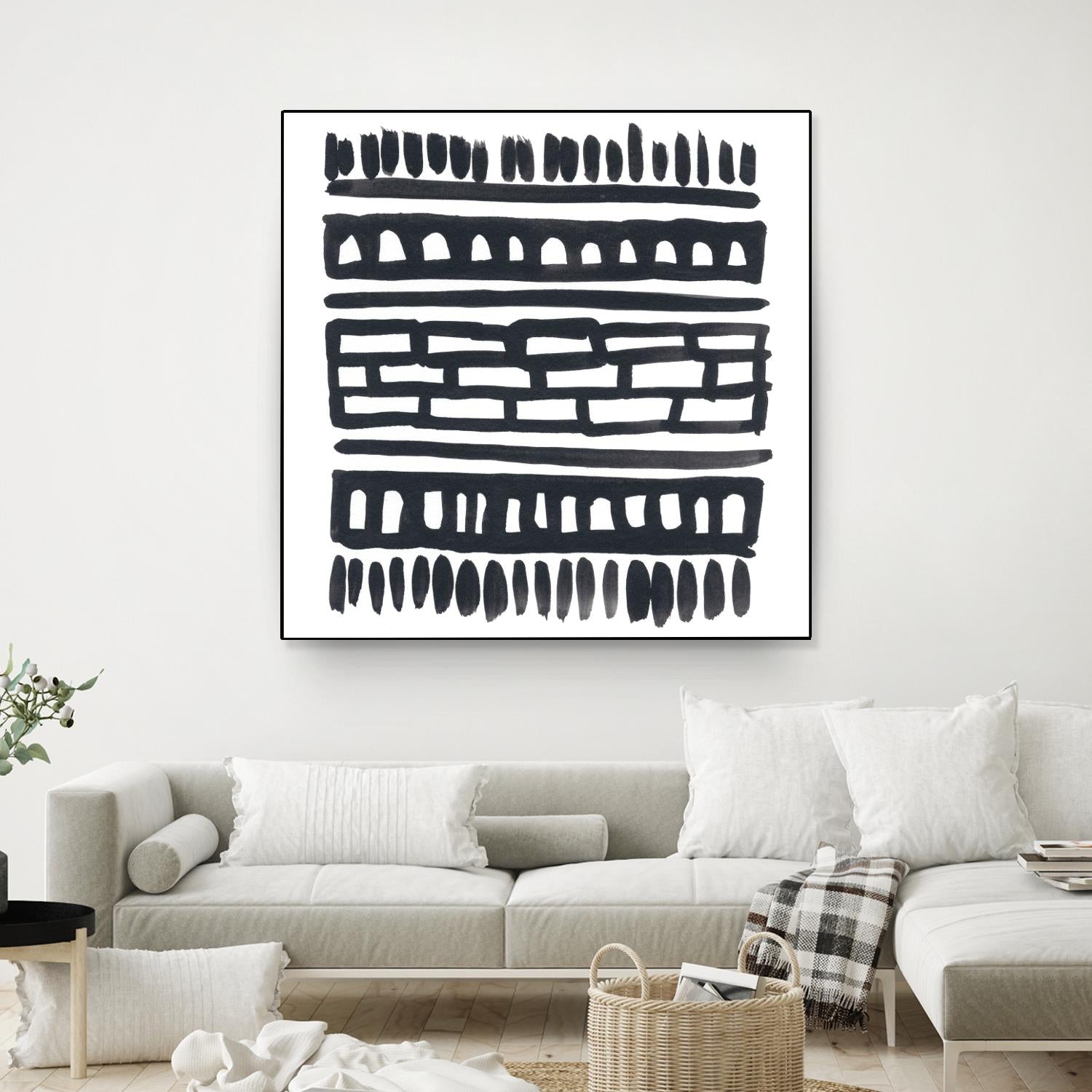 Weft III by June Erica Vess on GIANT ART - black abstract