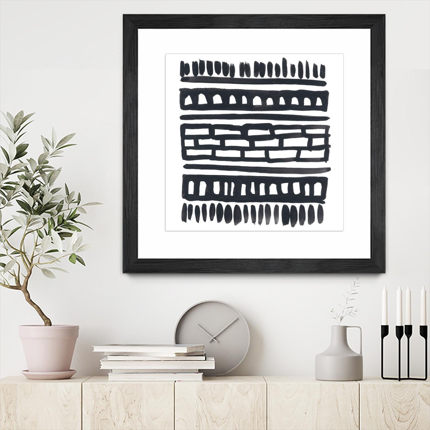 Weft III by June Erica Vess on GIANT ART - black abstract