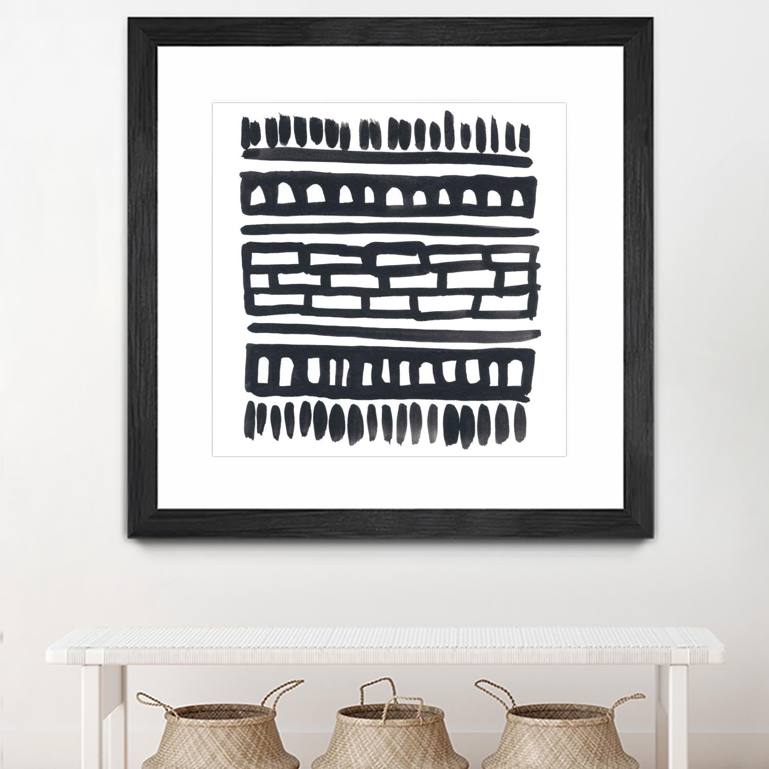 Weft III by June Erica Vess on GIANT ART - black abstract