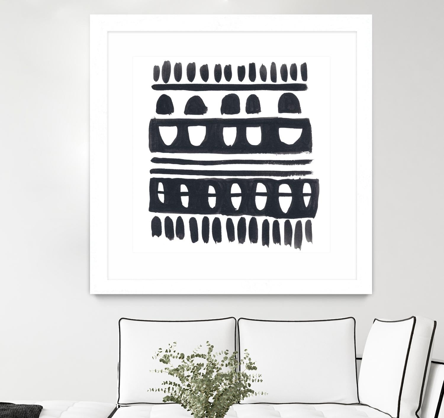 Weft IV by June Erica Vess on GIANT ART - black abstract