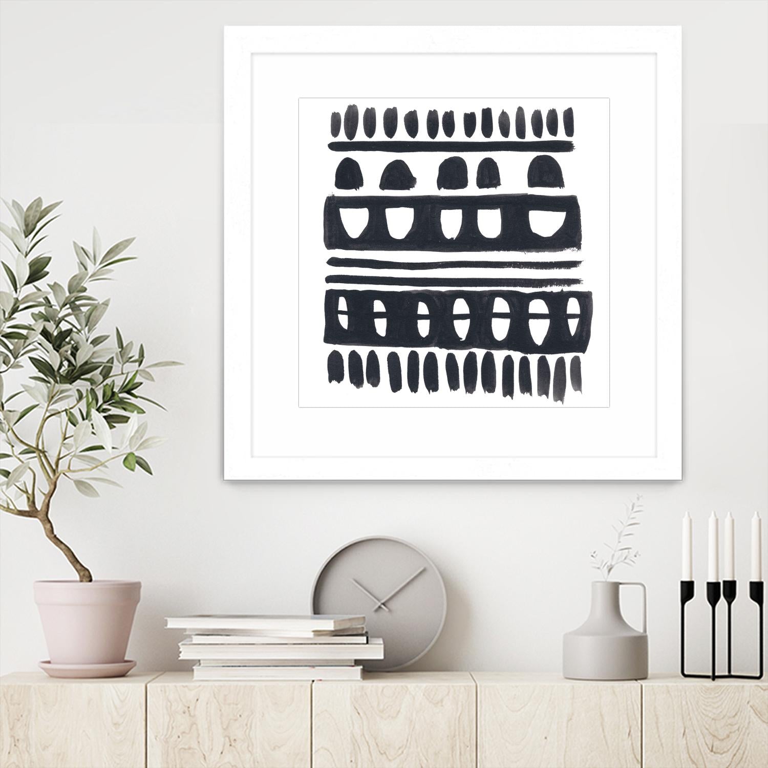 Weft IV by June Erica Vess on GIANT ART - black abstract