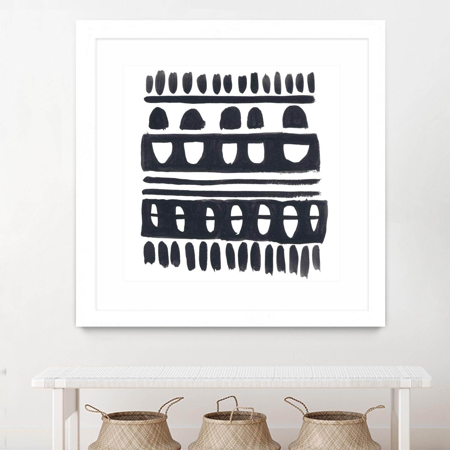 Weft IV by June Erica Vess on GIANT ART - black abstract