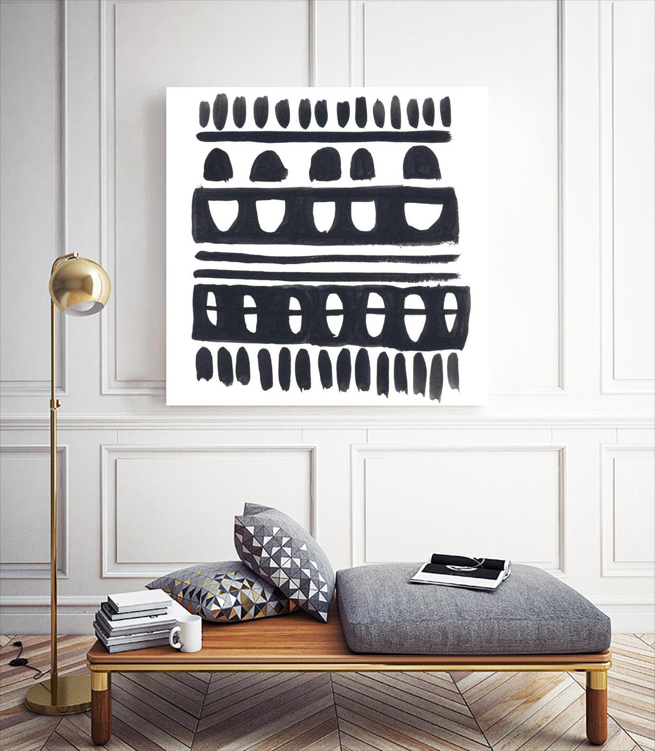 Weft IV by June Erica Vess on GIANT ART - black abstract