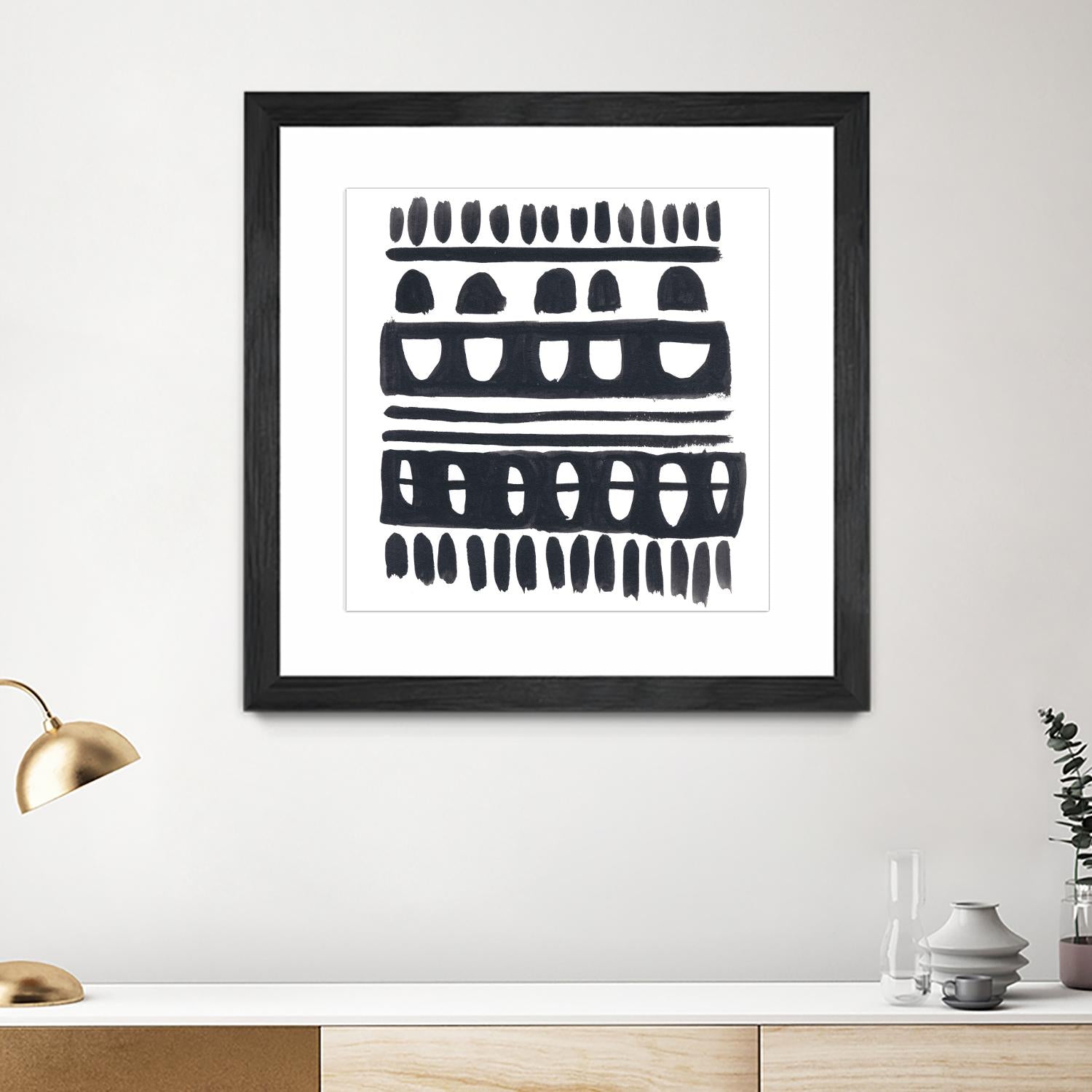 Weft IV by June Erica Vess on GIANT ART - black abstract