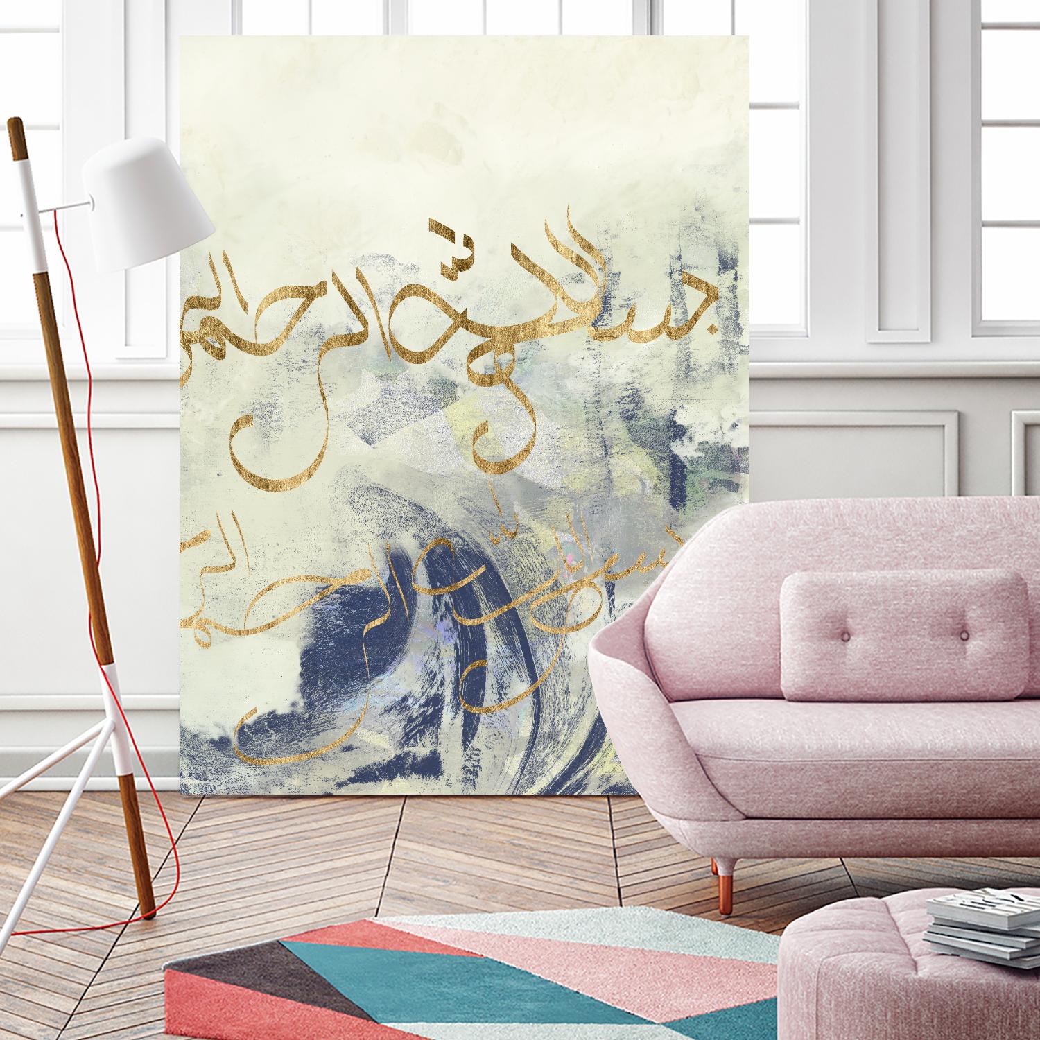 Arabic Encaustic II by Jennifer Goldberger on GIANT ART - abstract