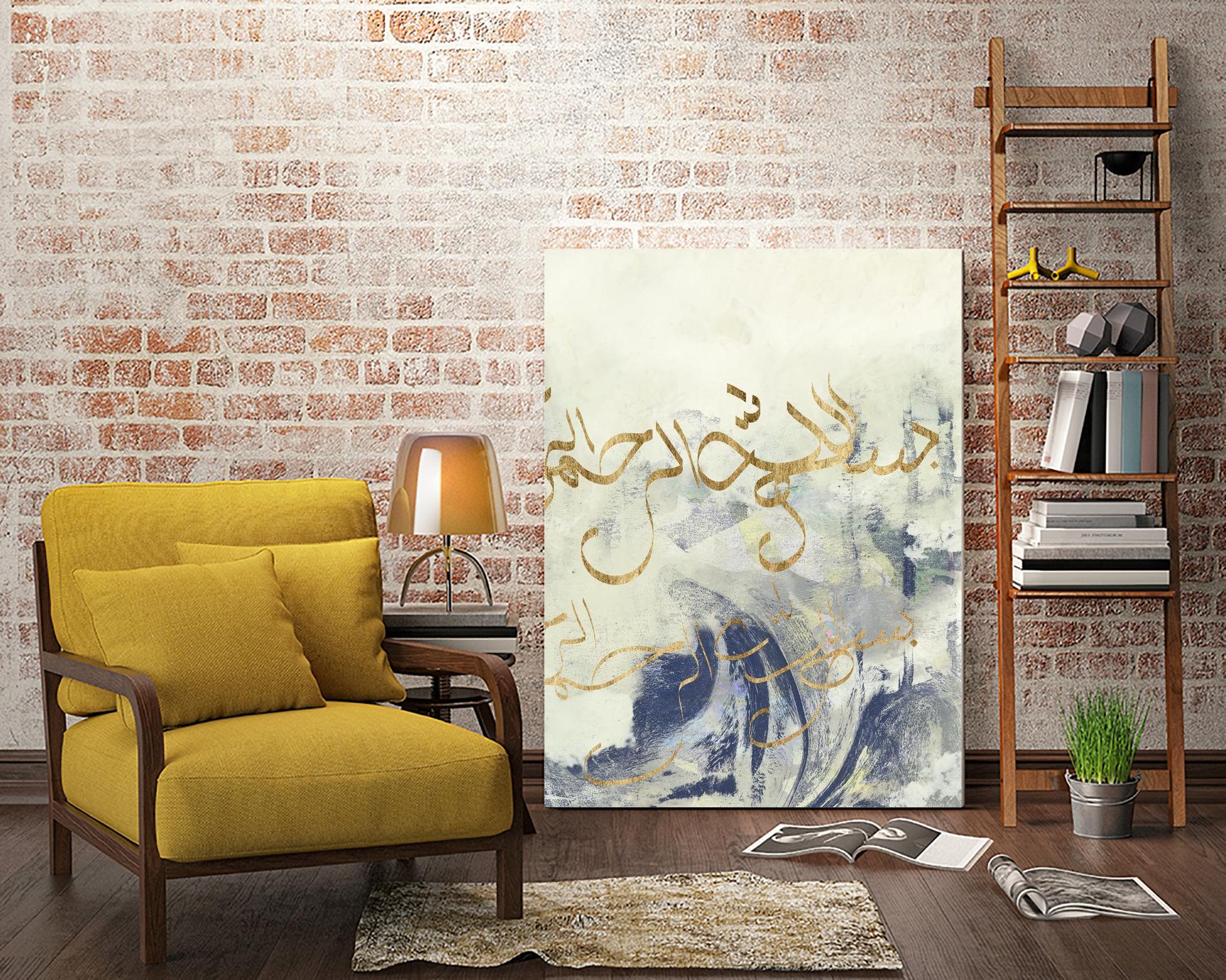 Arabic Encaustic II by Jennifer Goldberger on GIANT ART - abstract