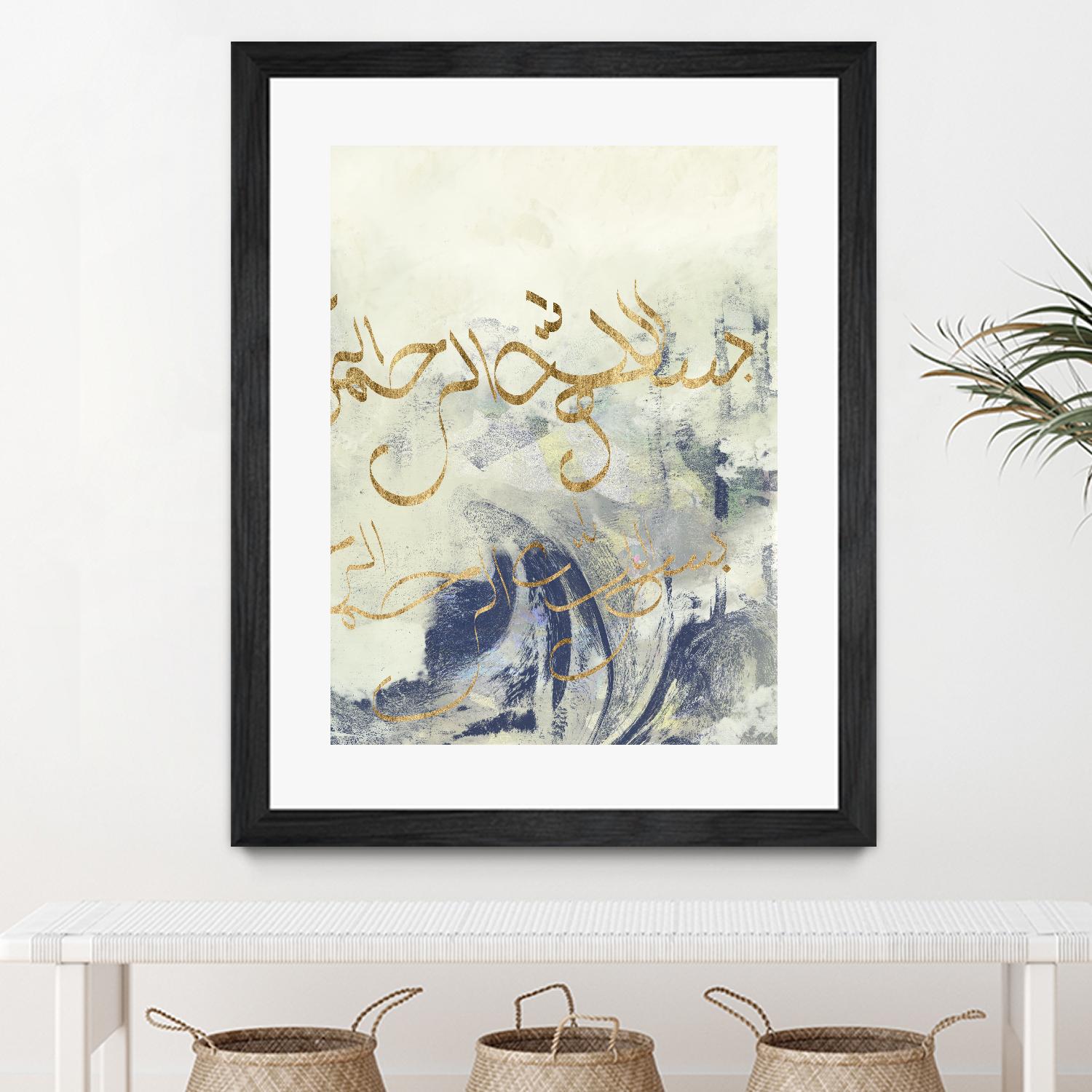 Arabic Encaustic II by Jennifer Goldberger on GIANT ART - abstract