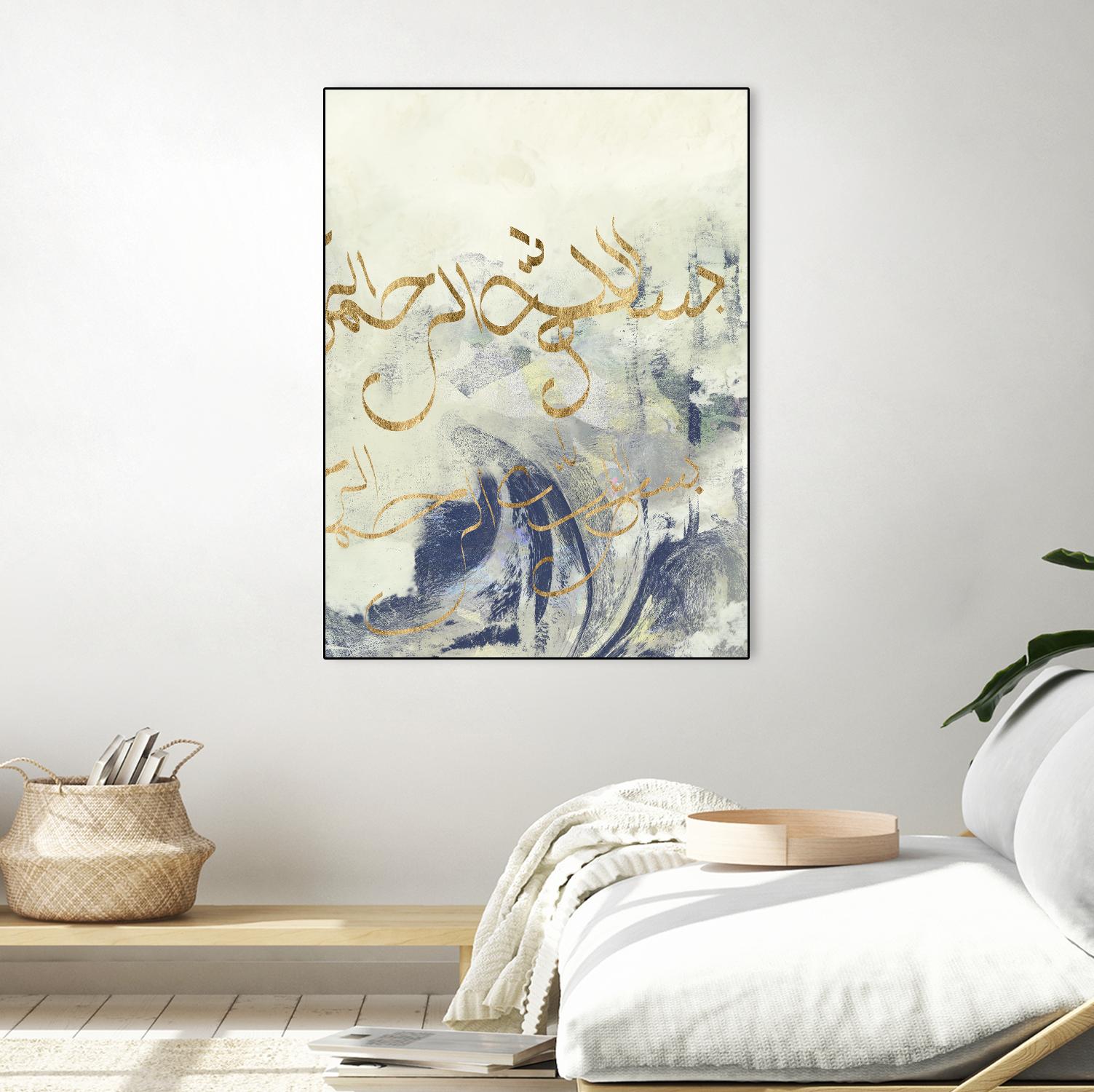 Arabic Encaustic II by Jennifer Goldberger on GIANT ART - abstract