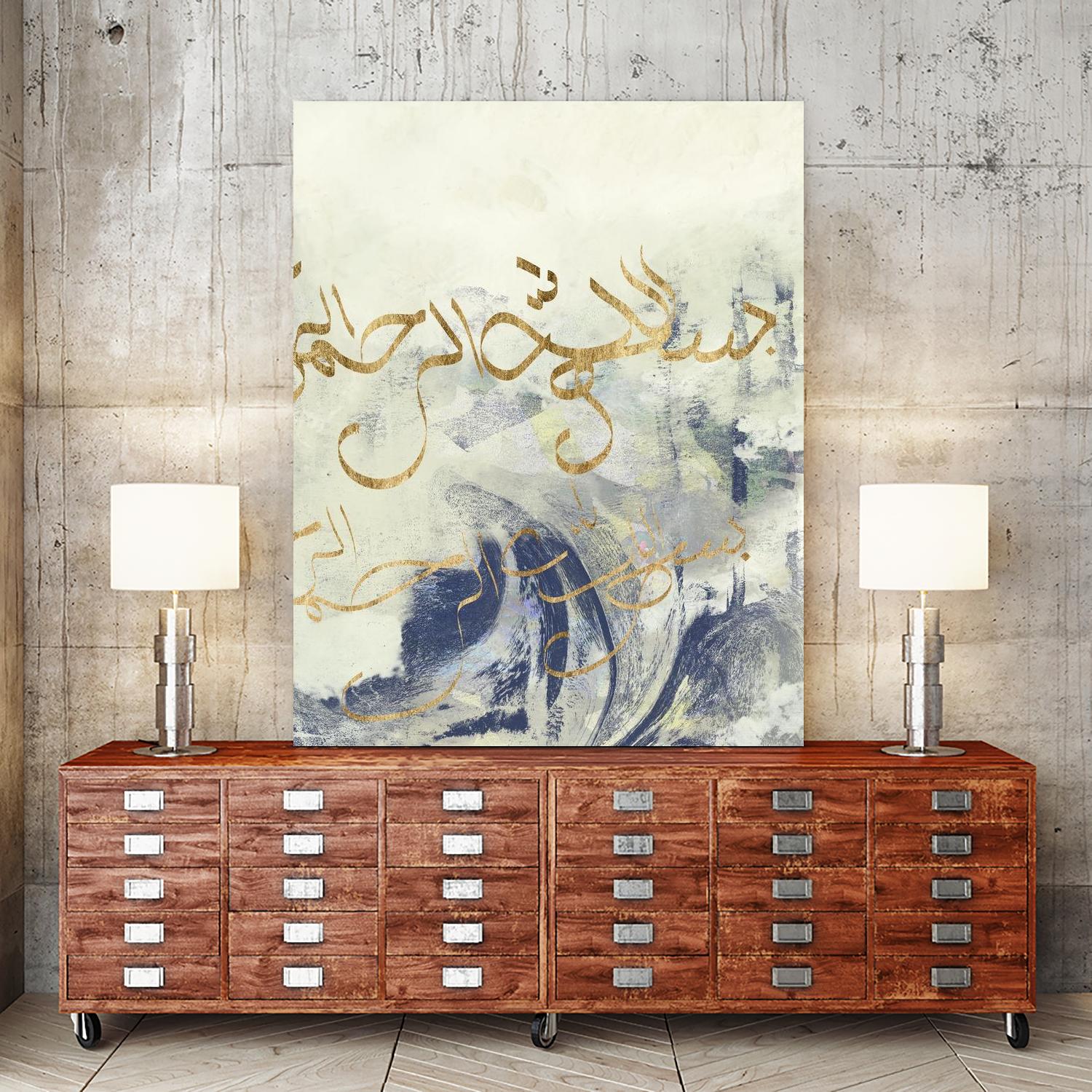 Arabic Encaustic II by Jennifer Goldberger on GIANT ART - abstract