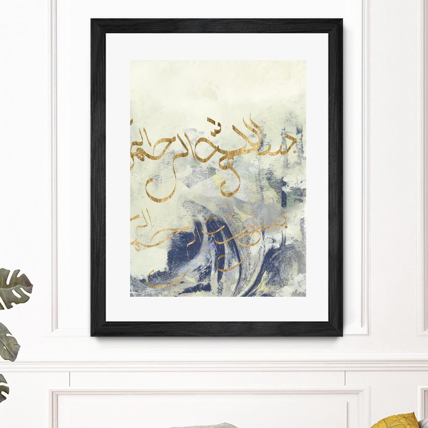 Arabic Encaustic II by Jennifer Goldberger on GIANT ART - abstract