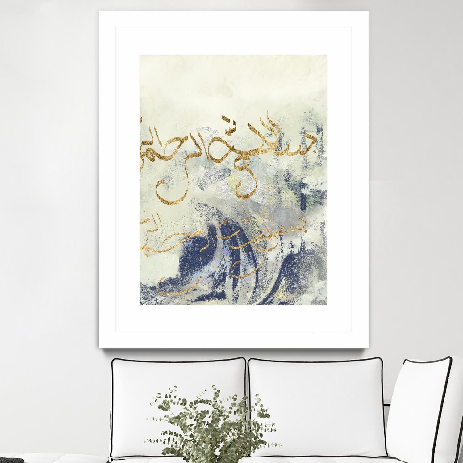 Arabic Encaustic II by Jennifer Goldberger on GIANT ART - abstract