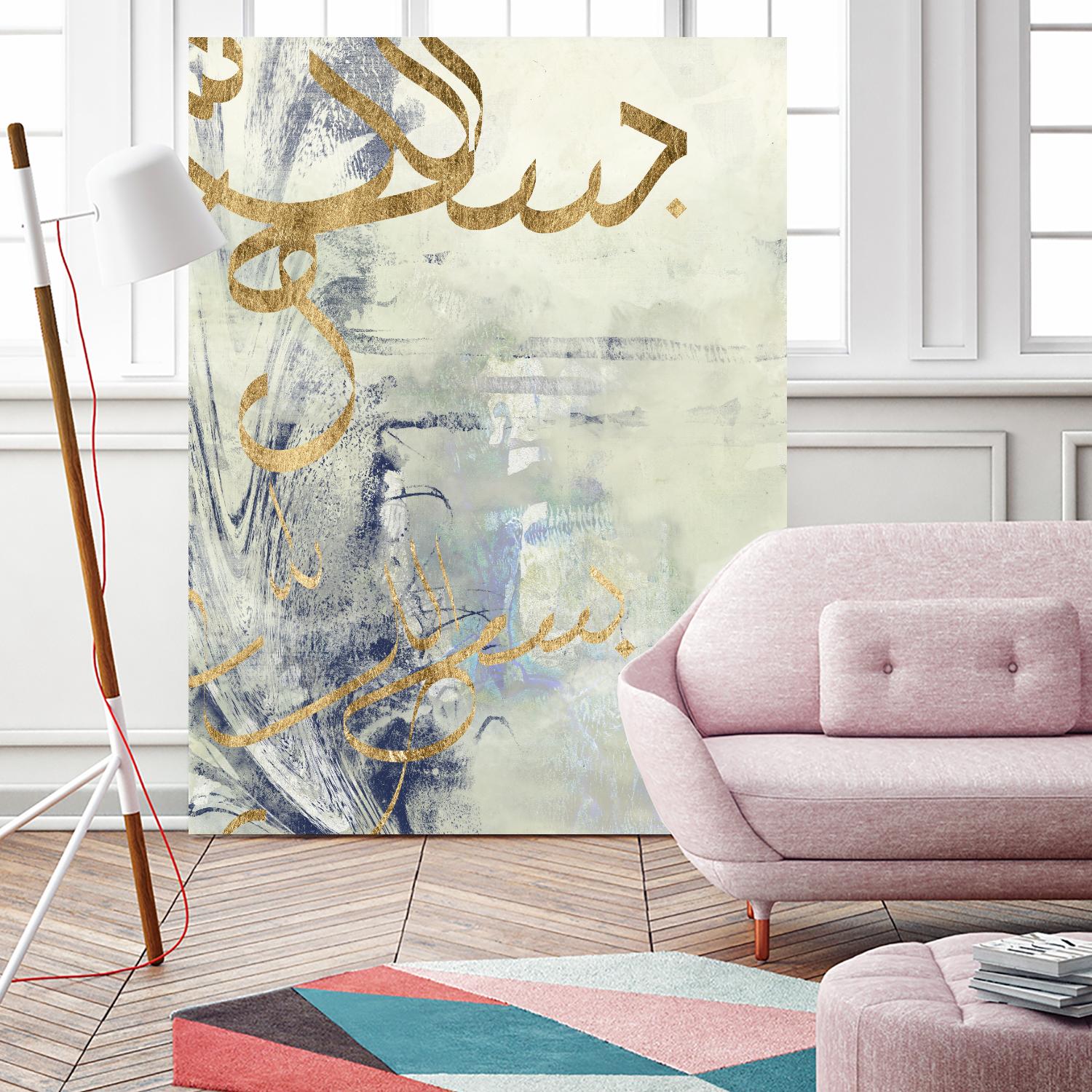 Arabic Encaustic III by Jennifer Goldberger on GIANT ART - abstract