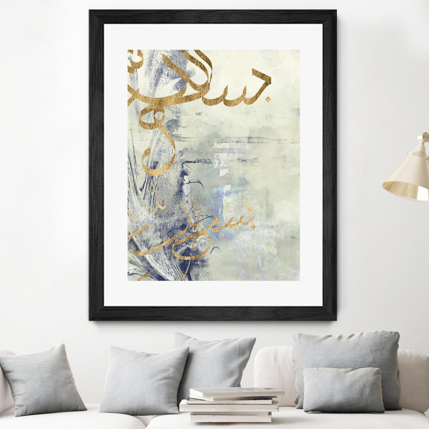 Arabic Encaustic III by Jennifer Goldberger on GIANT ART - abstract