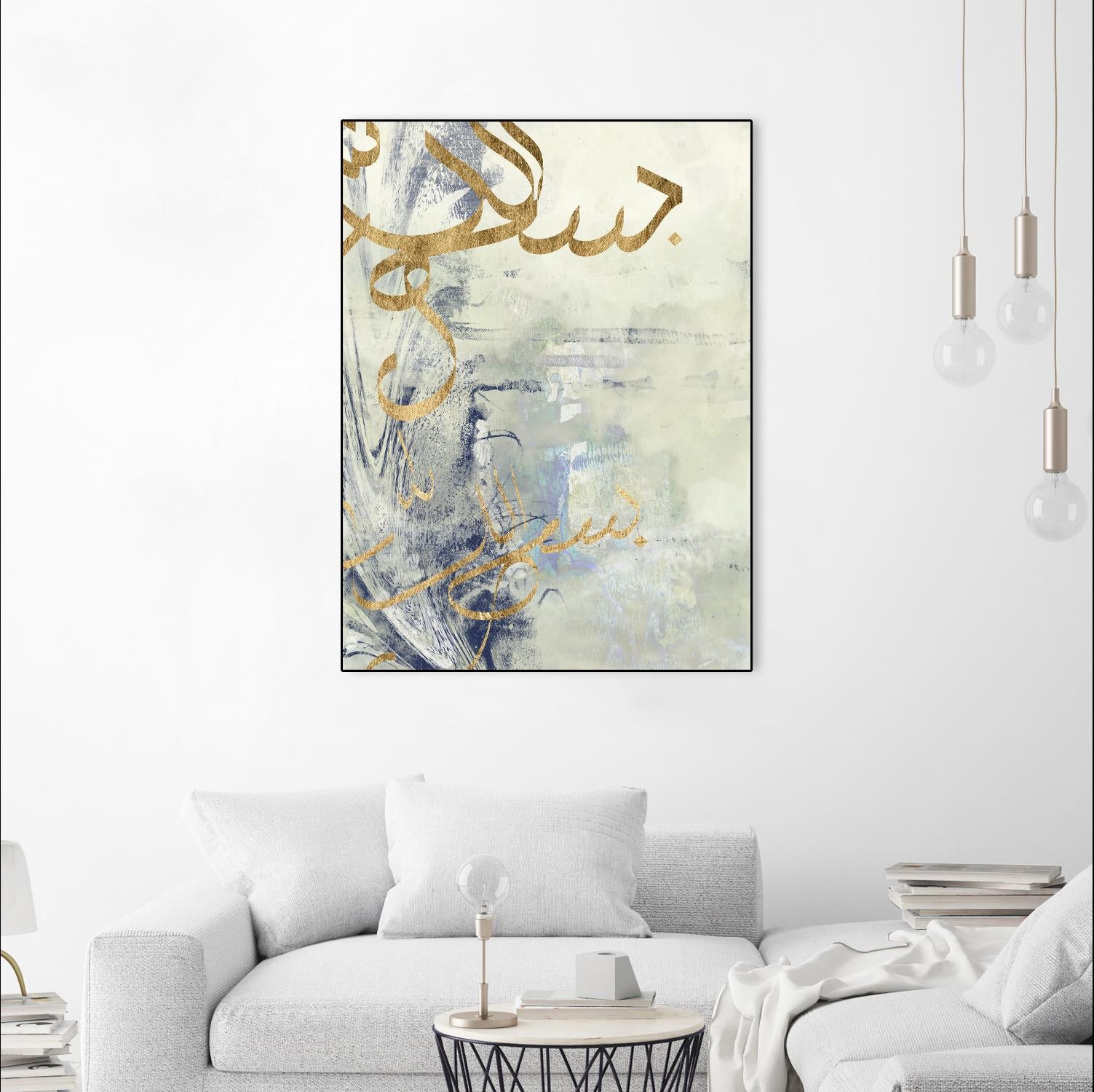 Arabic Encaustic III by Jennifer Goldberger on GIANT ART - abstract