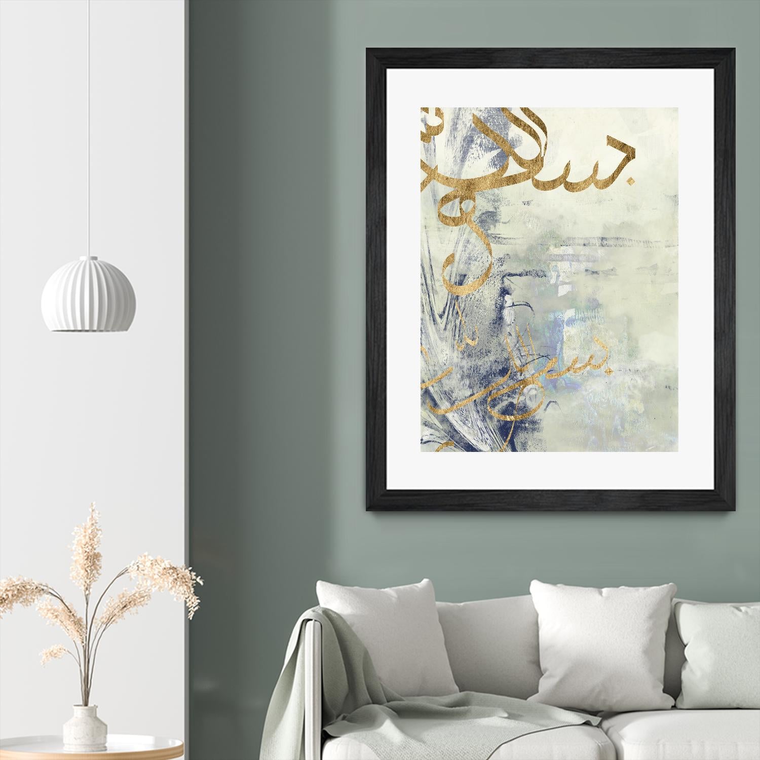 Arabic Encaustic III by Jennifer Goldberger on GIANT ART - abstract