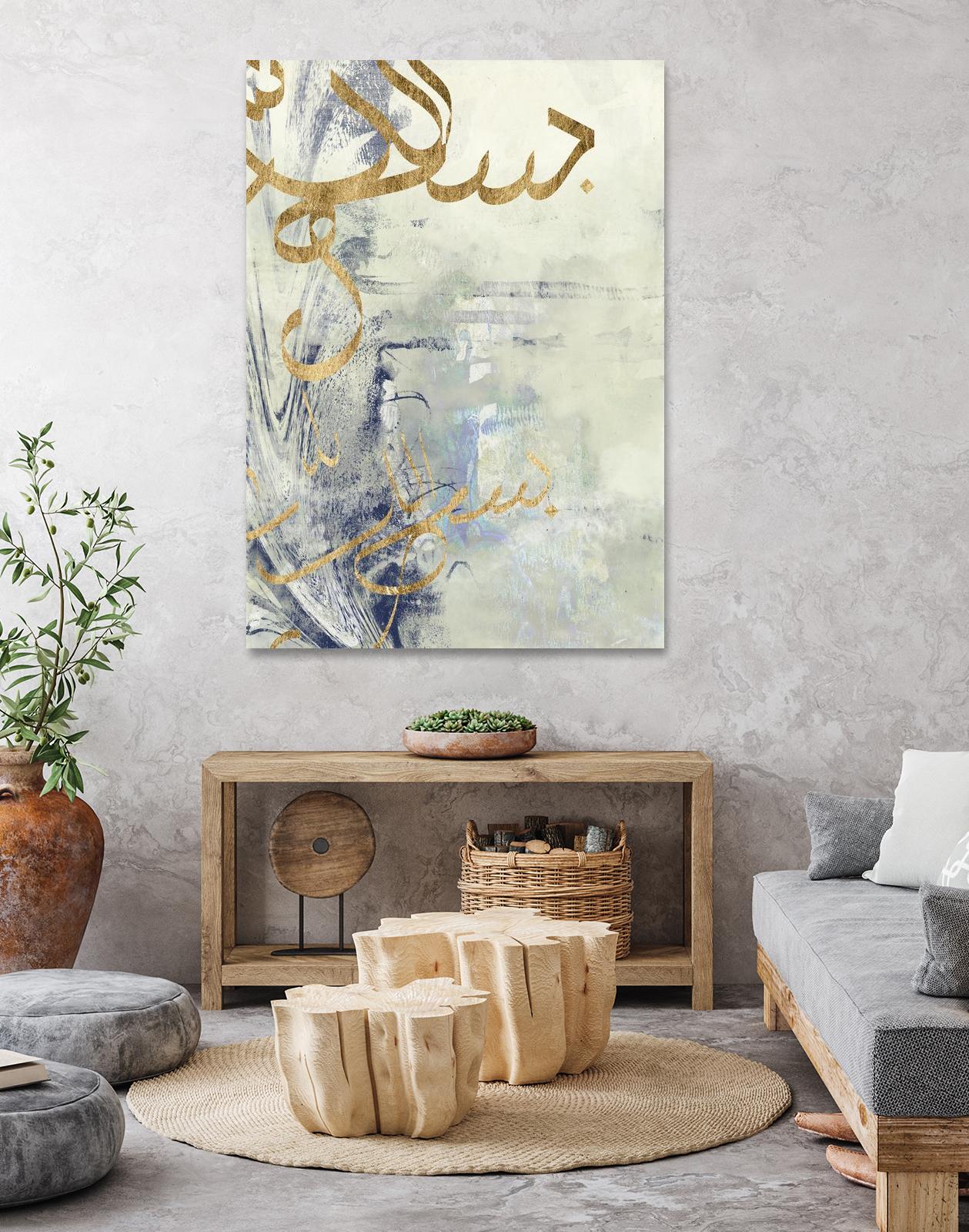 Arabic Encaustic III by Jennifer Goldberger on GIANT ART - abstract