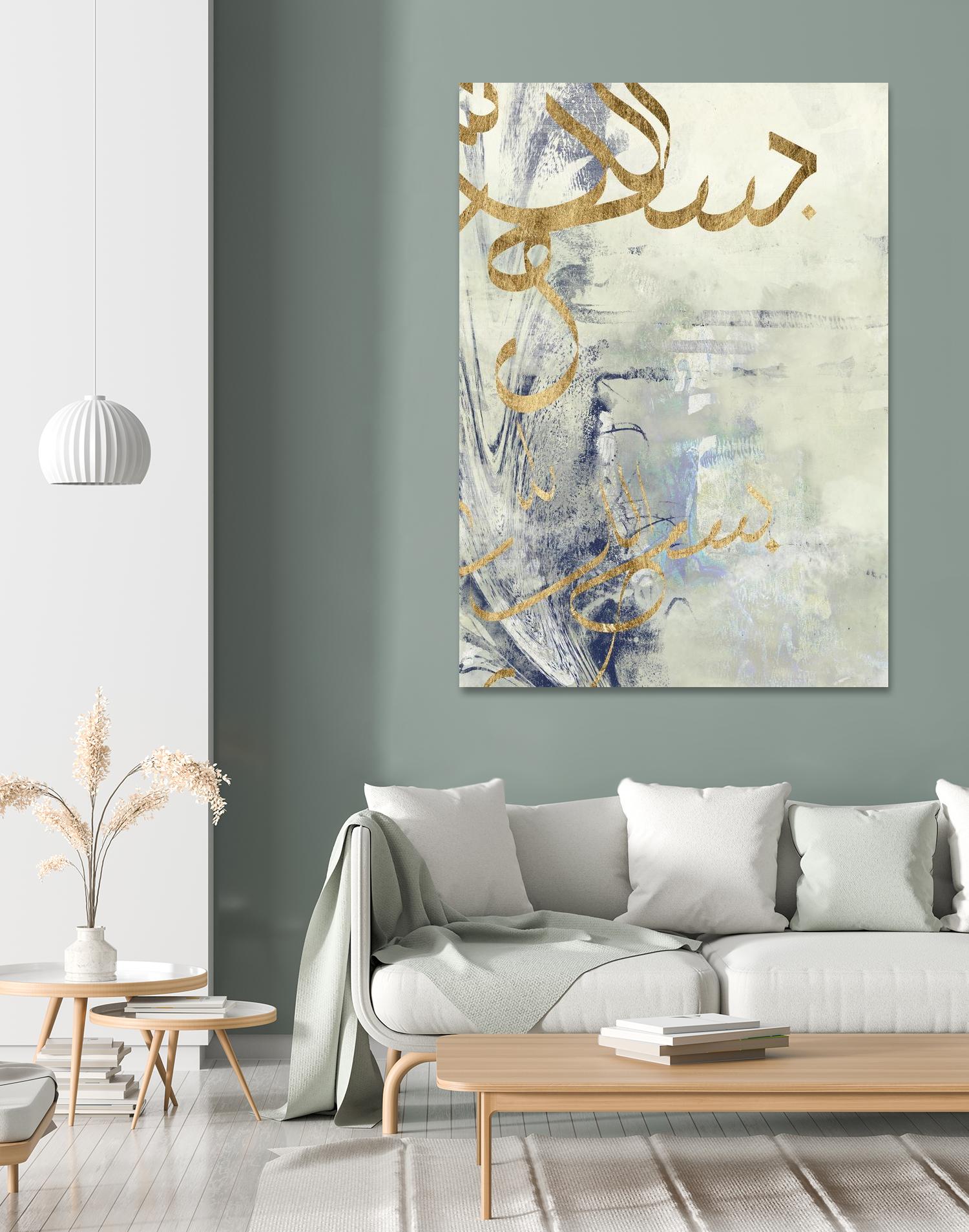 Arabic Encaustic III by Jennifer Goldberger on GIANT ART - abstract