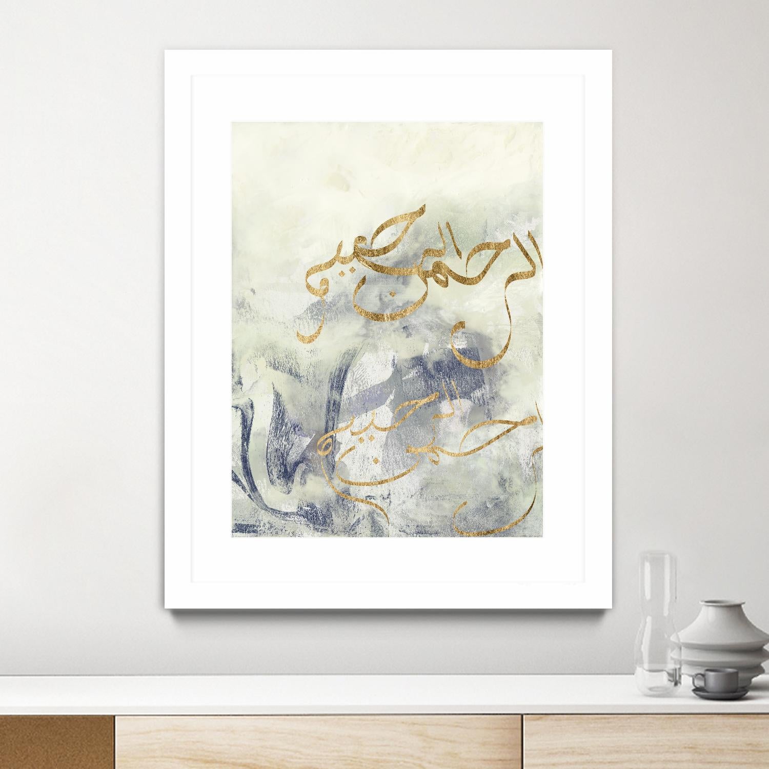 Arabic Encaustic IV by Jennifer Goldberger on GIANT ART - abstract