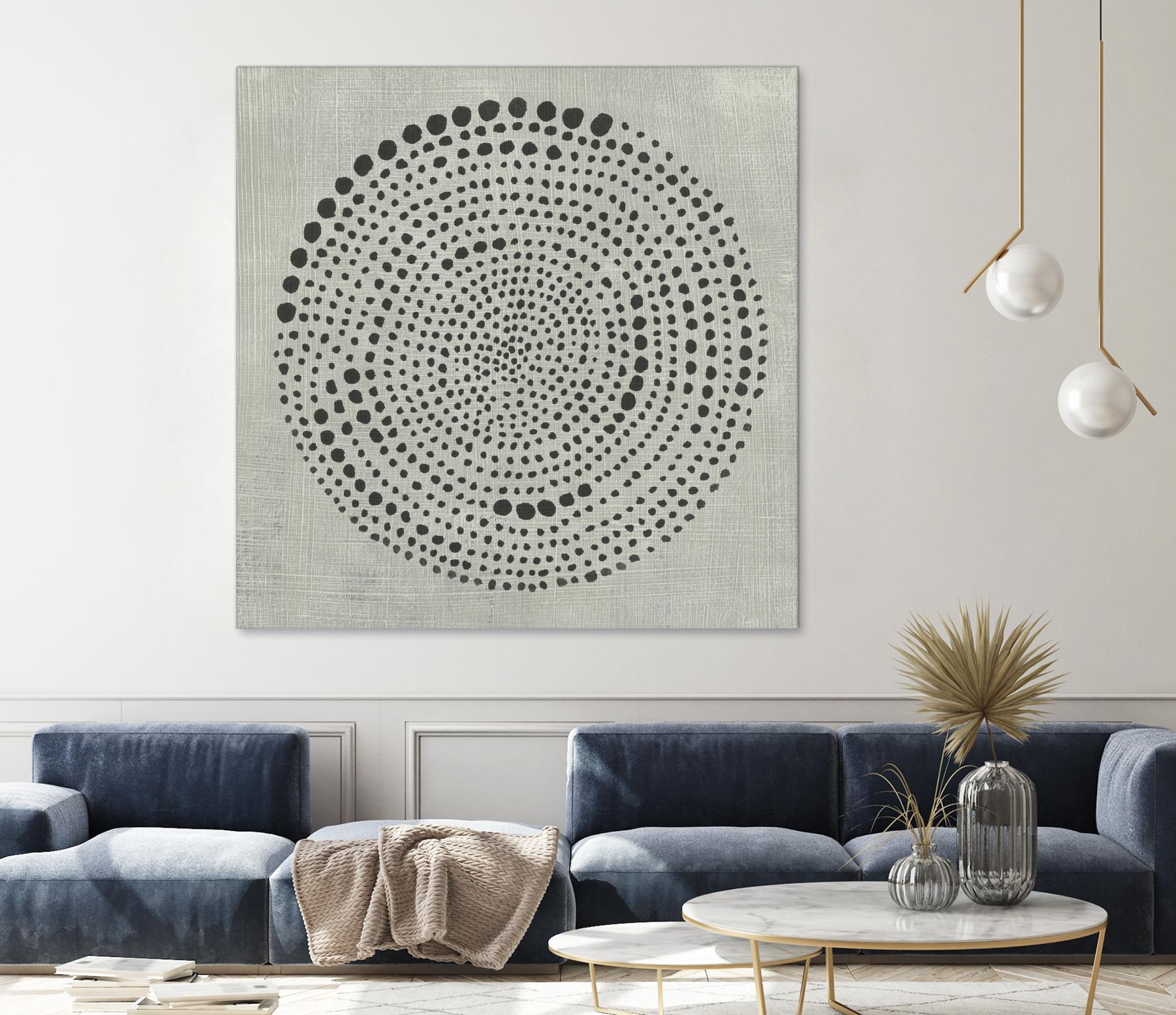 Mythos II by Chariklia Zarris on GIANT ART - black black & white circle