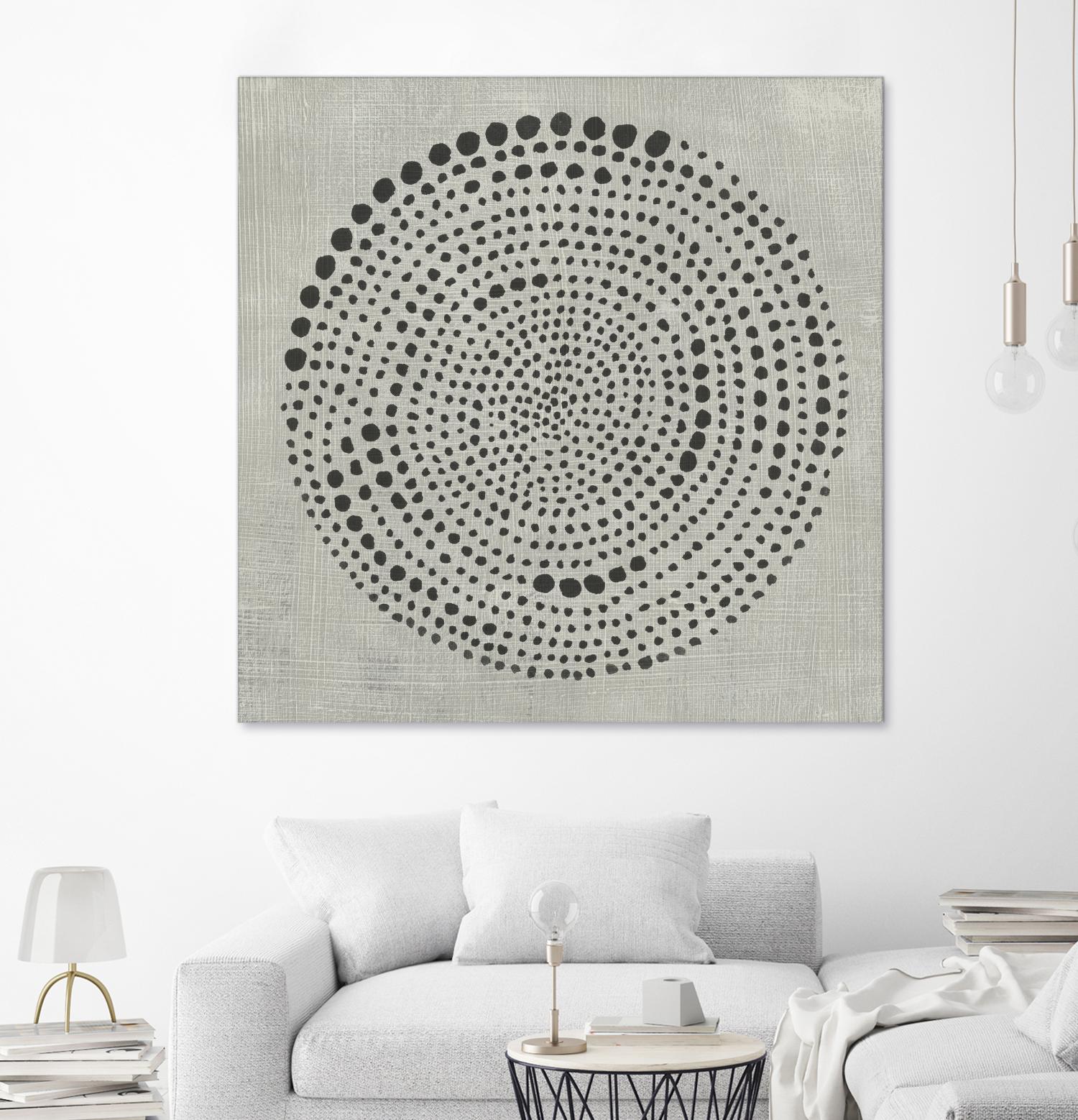 Mythos II by Chariklia Zarris on GIANT ART - black black & white circle