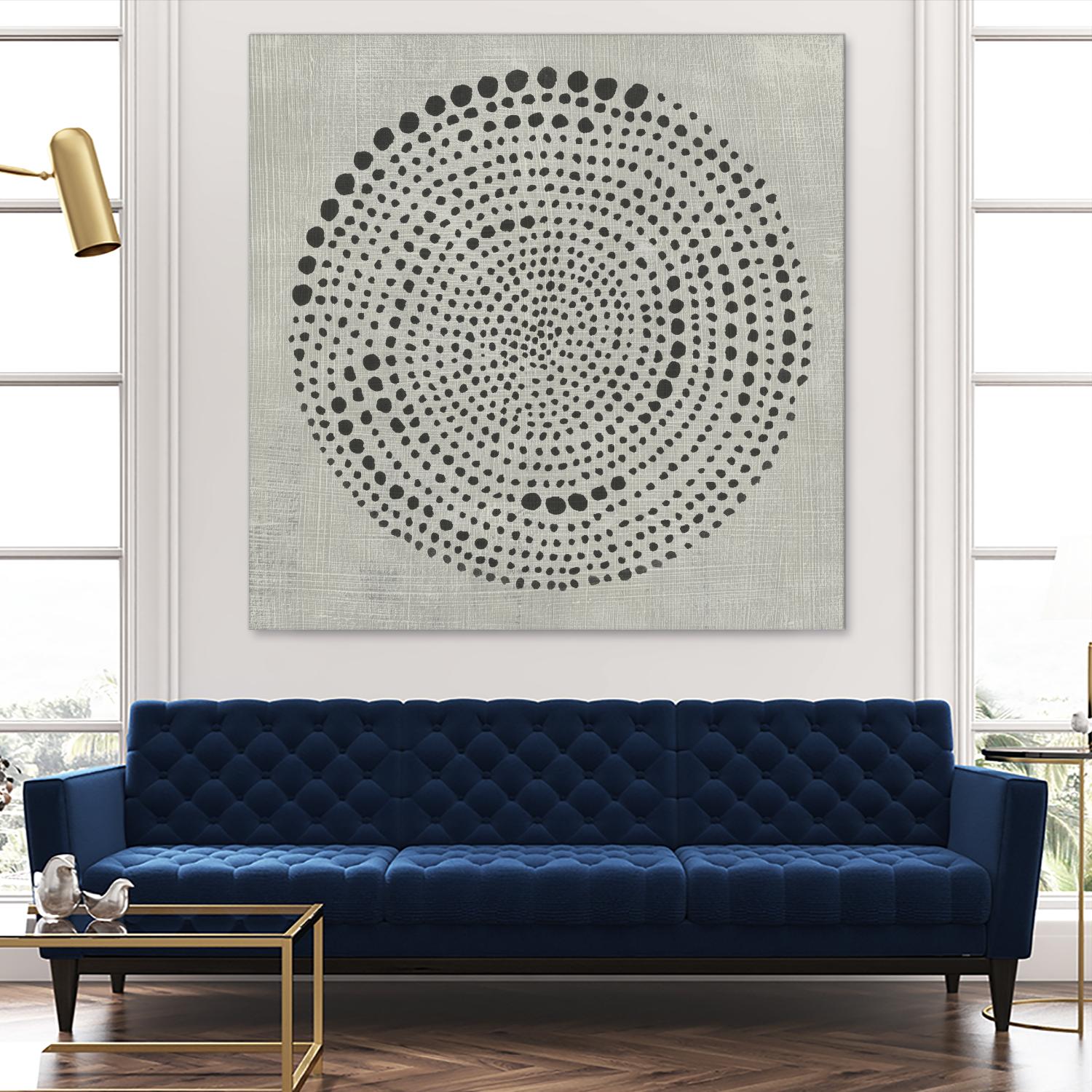 Mythos II by Chariklia Zarris on GIANT ART - black black & white circle