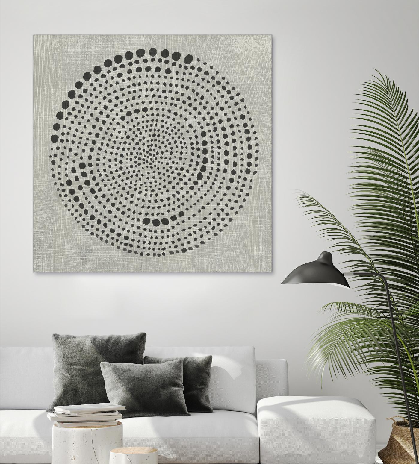 Mythos II by Chariklia Zarris on GIANT ART - black black & white circle
