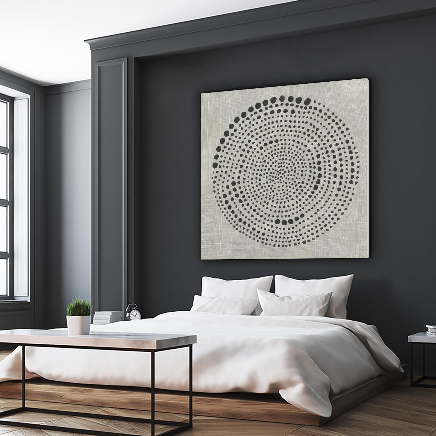 Mythos II by Chariklia Zarris on GIANT ART - black black & white circle
