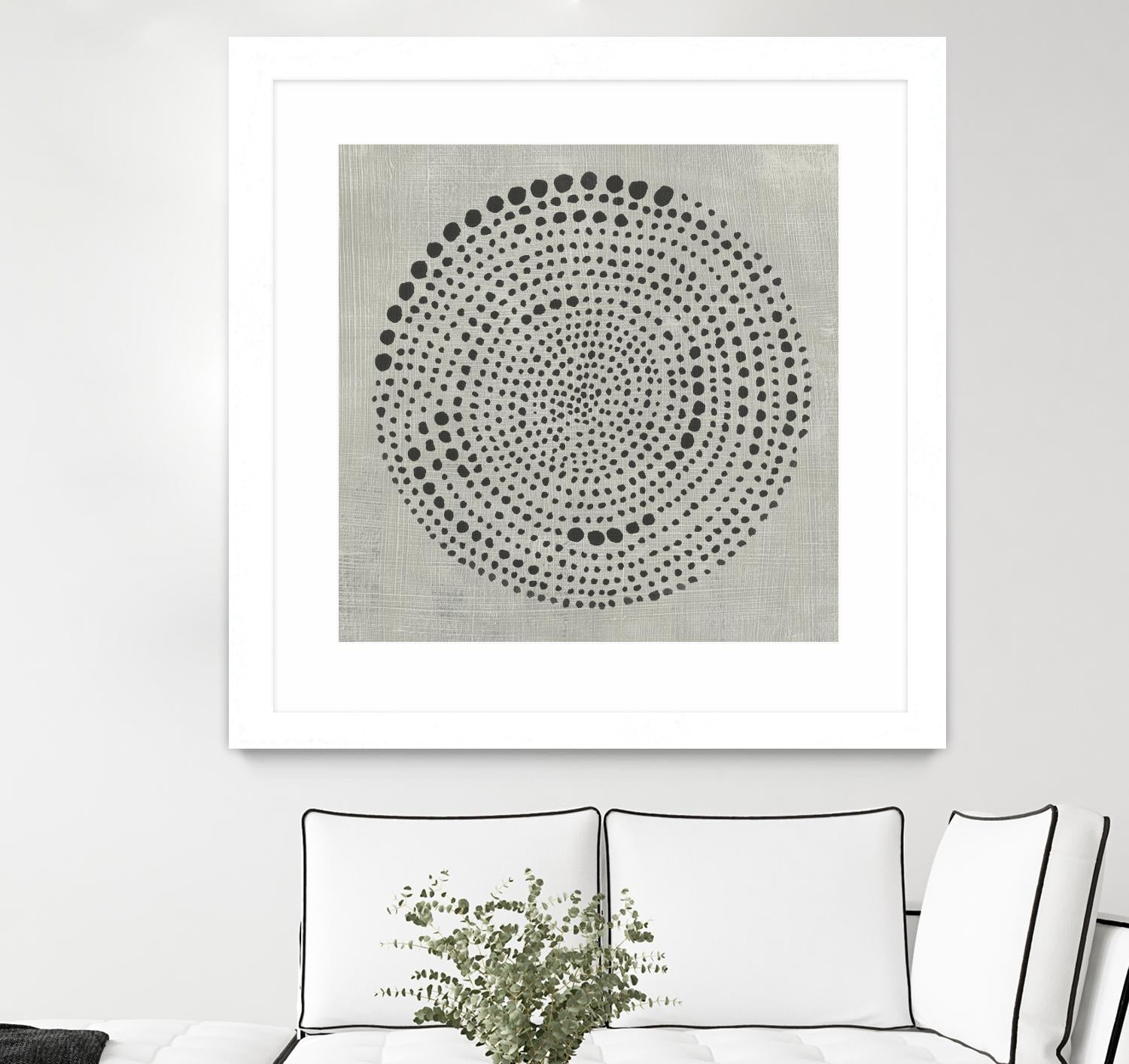 Mythos II by Chariklia Zarris on GIANT ART - black black & white circle