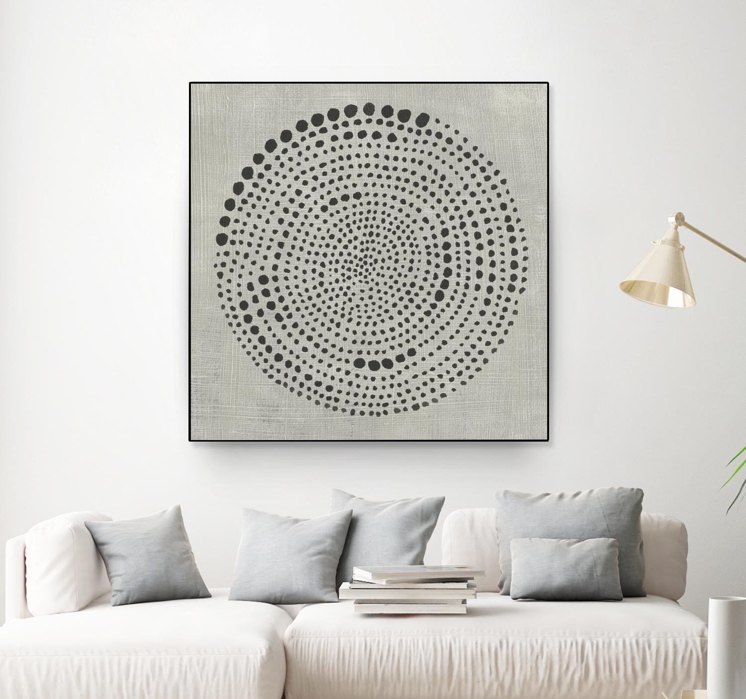 Mythos II by Chariklia Zarris on GIANT ART - black black & white circle