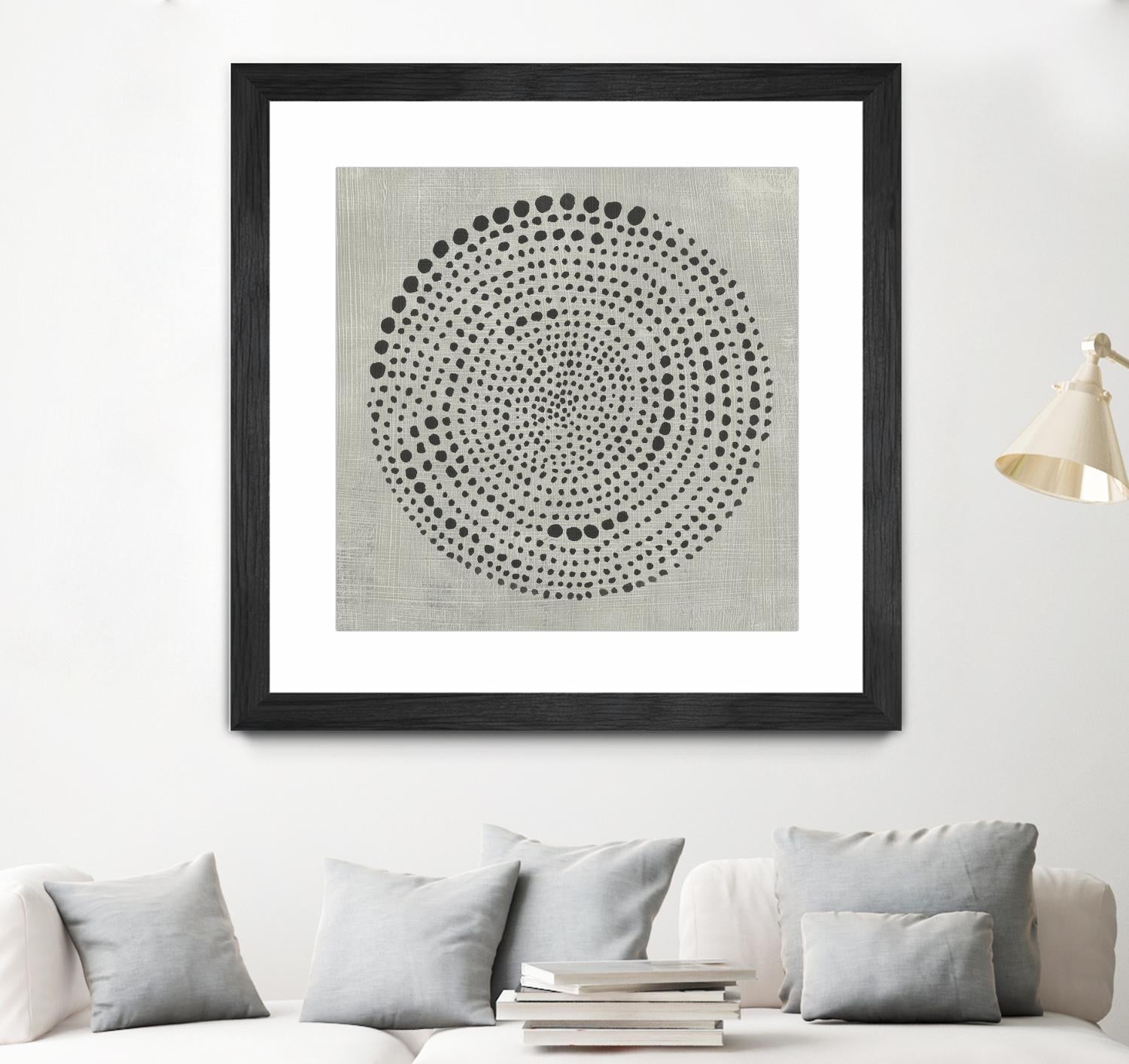 Mythos II by Chariklia Zarris on GIANT ART - black black & white circle