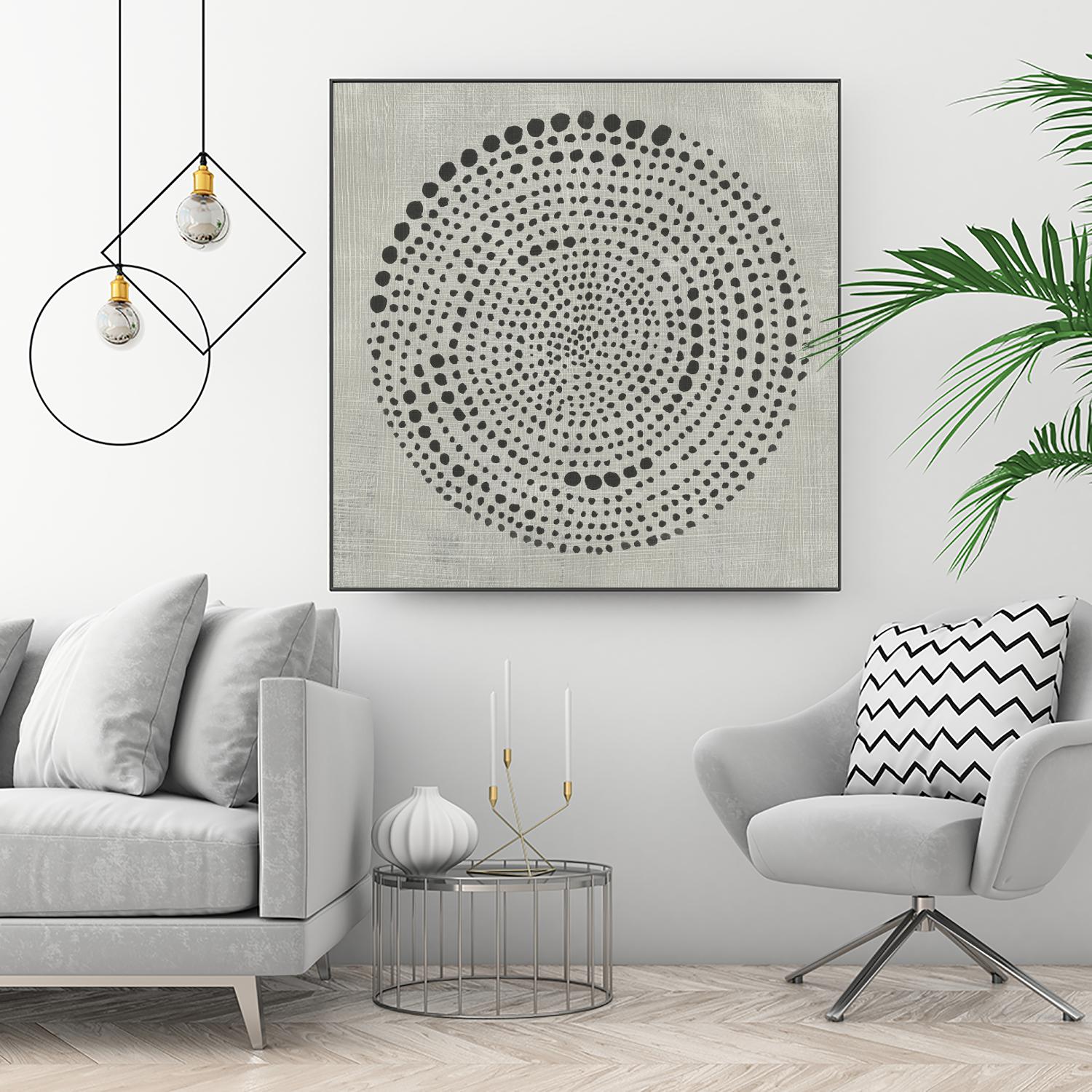 Mythos II by Chariklia Zarris on GIANT ART - black black & white circle