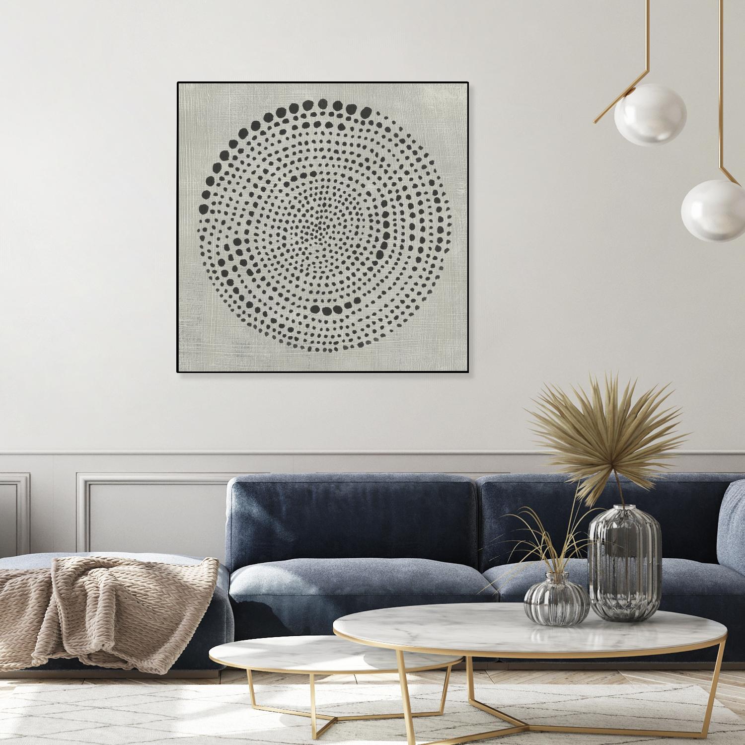 Mythos II by Chariklia Zarris on GIANT ART - black black & white circle
