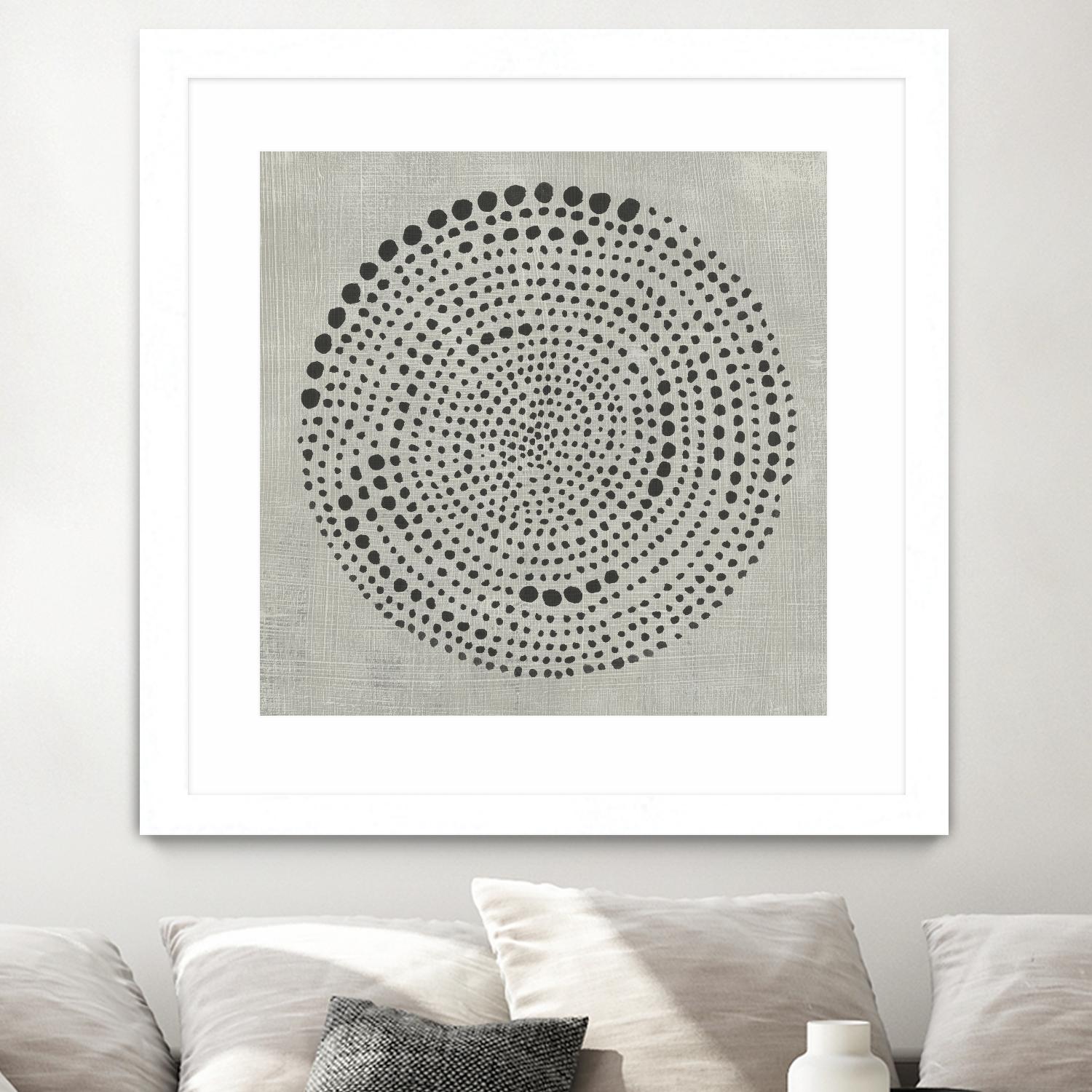 Mythos II by Chariklia Zarris on GIANT ART - black black & white circle