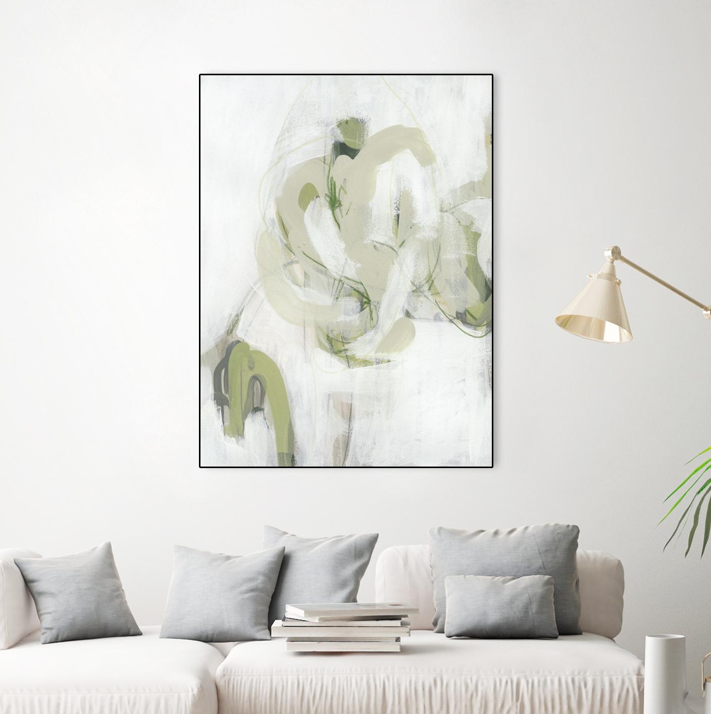 Verge I by June Erica Vess on GIANT ART - green abstract