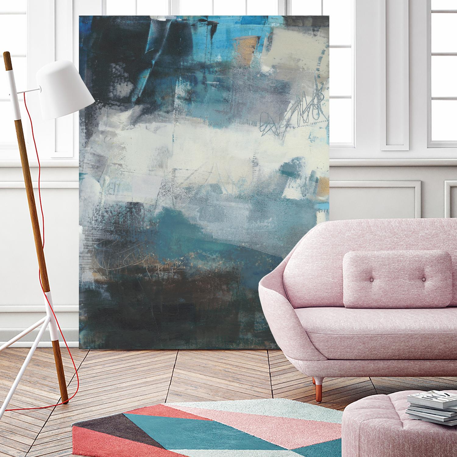 Umbra II by Sue Jachimiec on GIANT ART - blue abstract