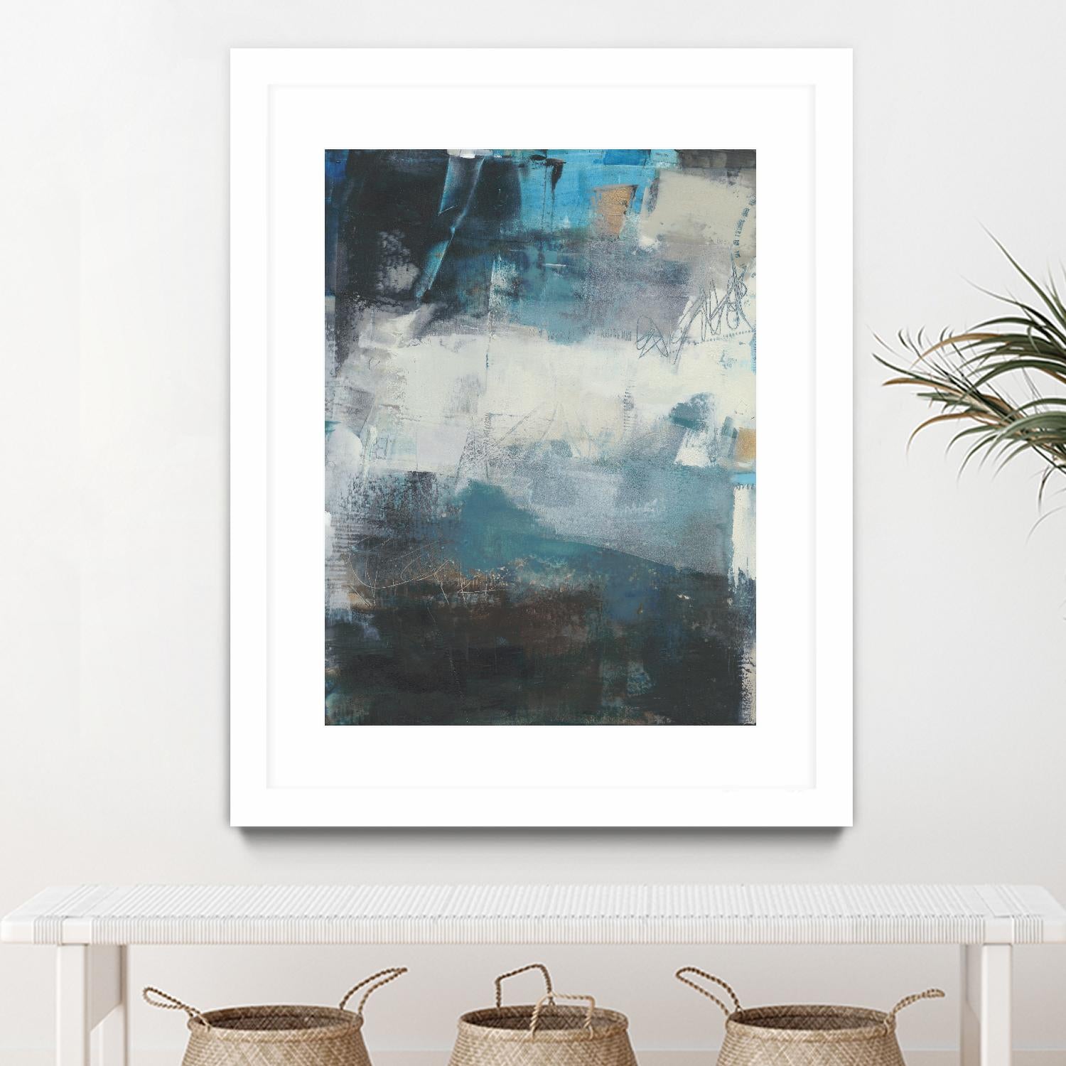 Umbra II by Sue Jachimiec on GIANT ART - blue abstract