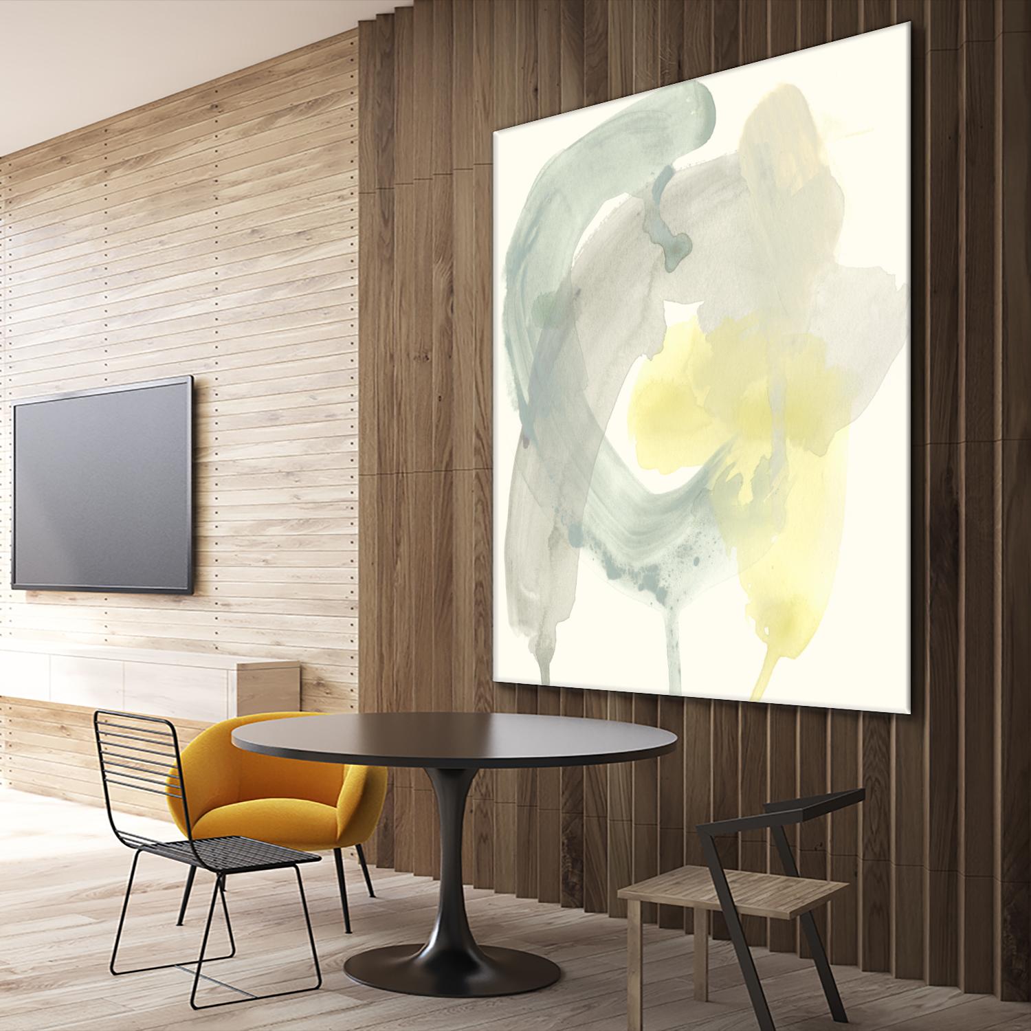 Lunar Sunrise II by June Erica Vess on GIANT ART - yellow abstract