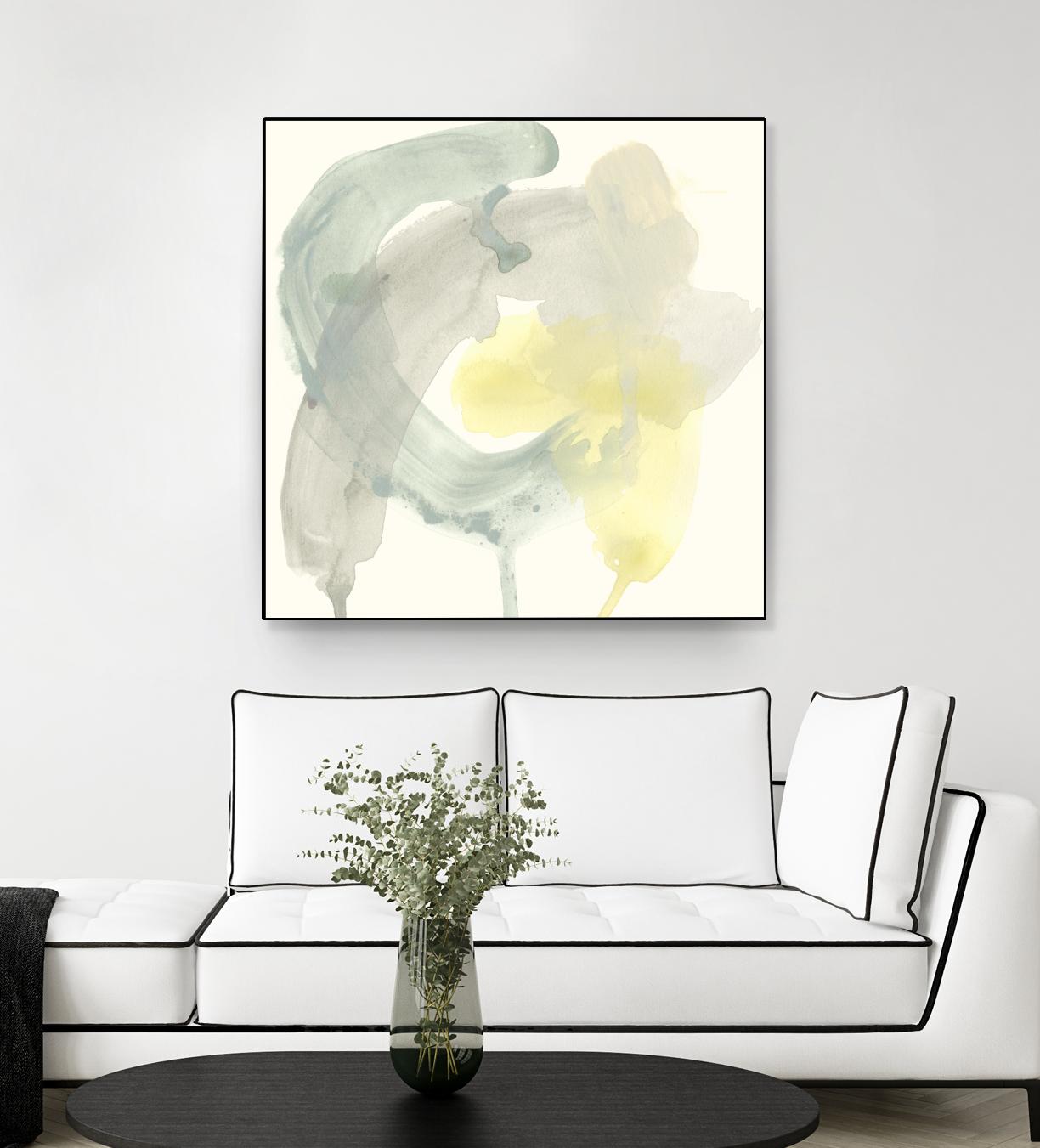 Lunar Sunrise II by June Erica Vess on GIANT ART - yellow abstract
