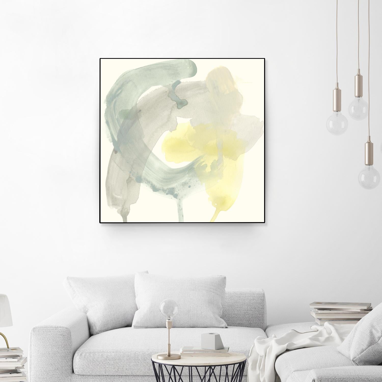 Lunar Sunrise II by June Erica Vess on GIANT ART - yellow abstract