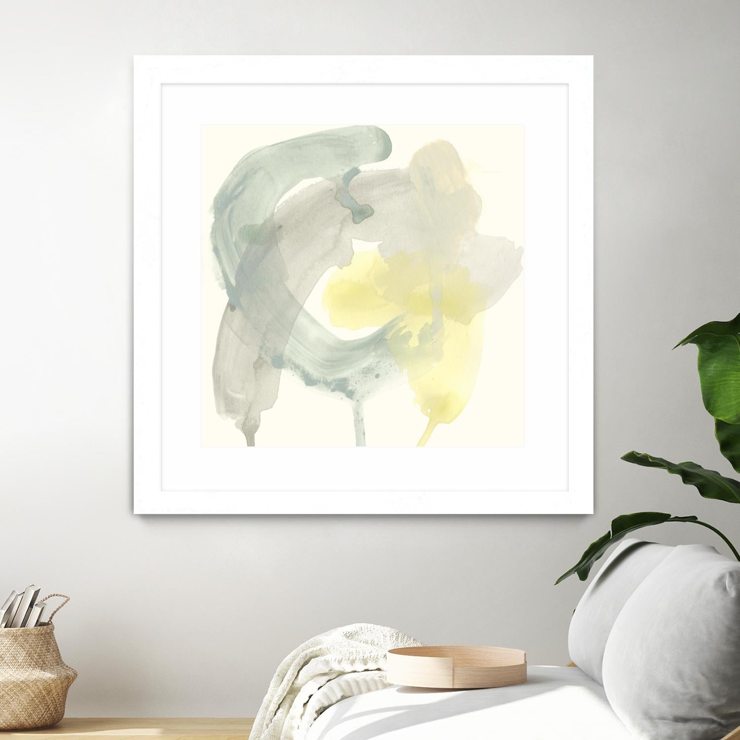 Lunar Sunrise II by June Erica Vess on GIANT ART - yellow abstract