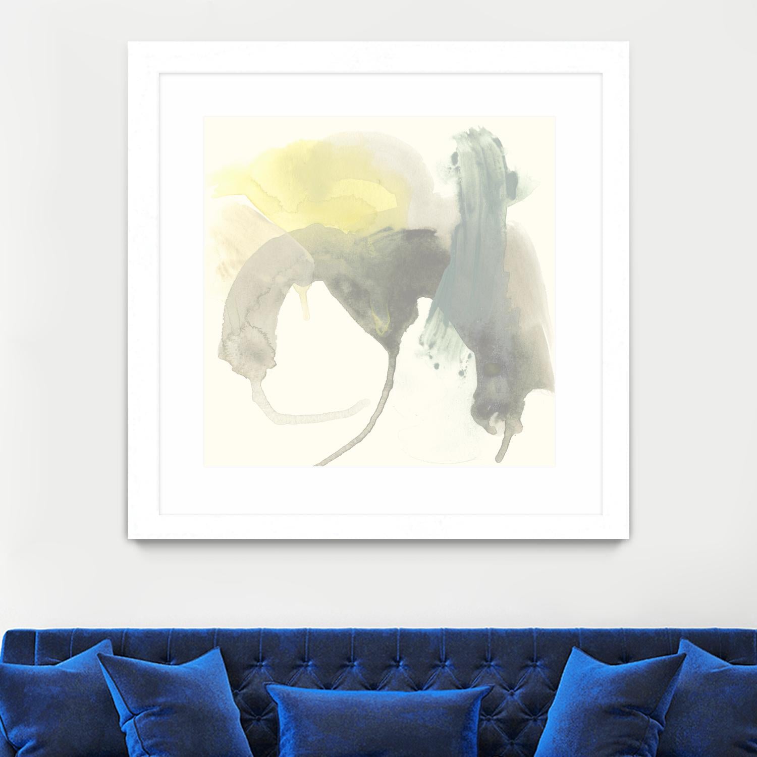 Lunar Sunrise III by June Erica Vess on GIANT ART - yellow abstract