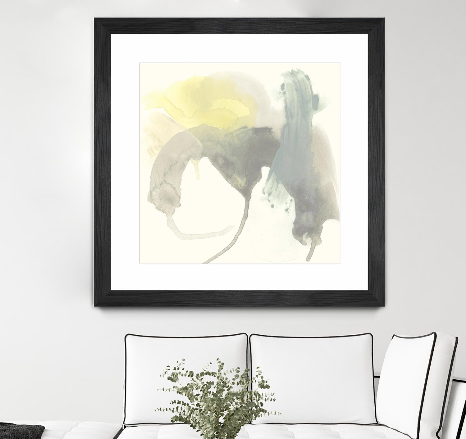 Lunar Sunrise III by June Erica Vess on GIANT ART - yellow abstract